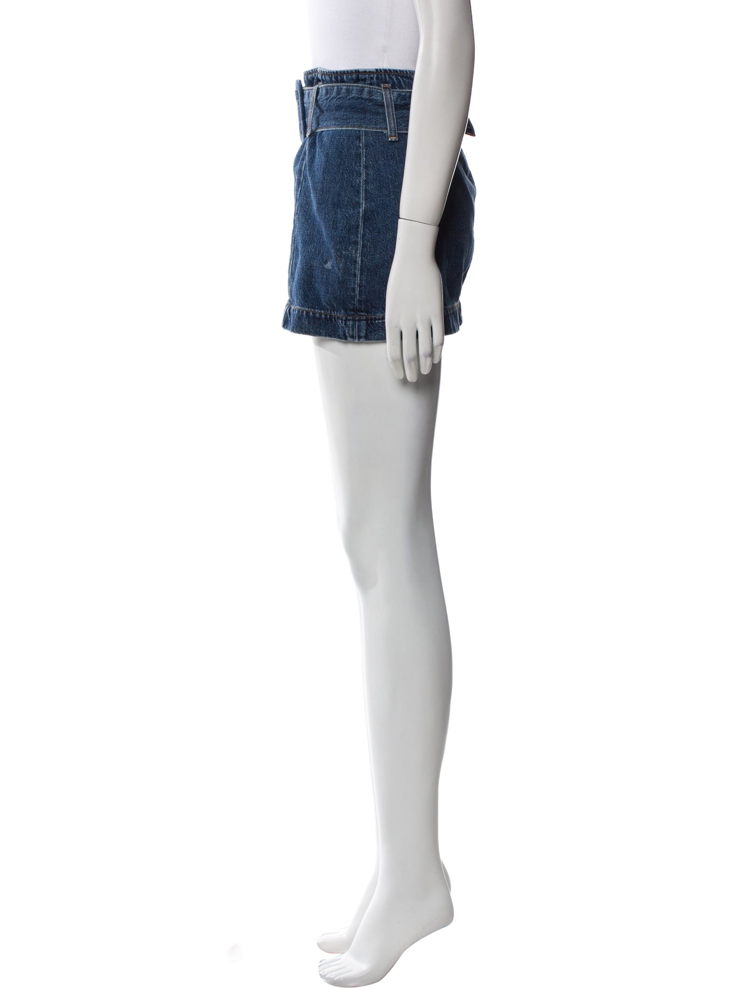 Reformation Distressed Accents Mini Skirt