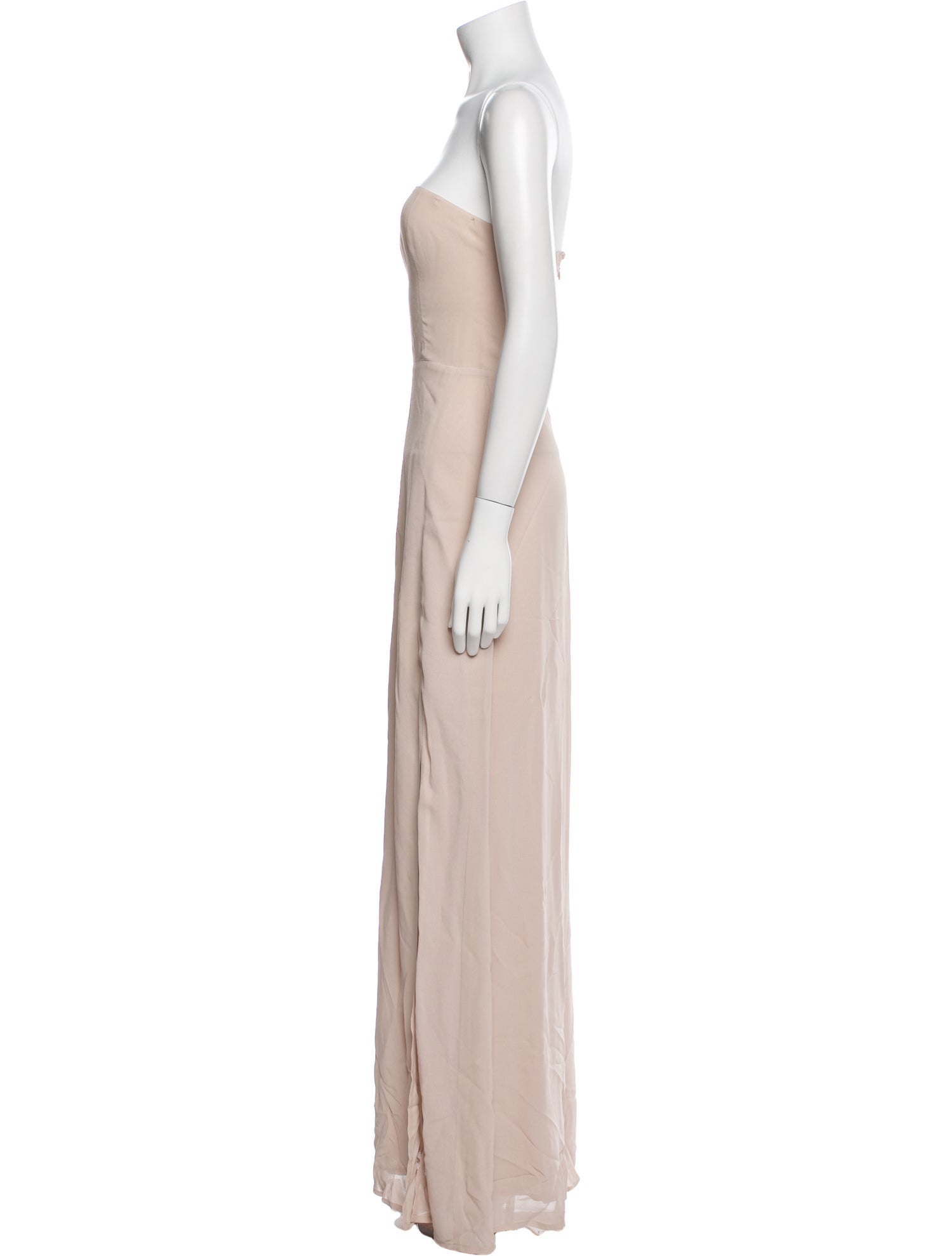 Reformation Strapless Long Dress