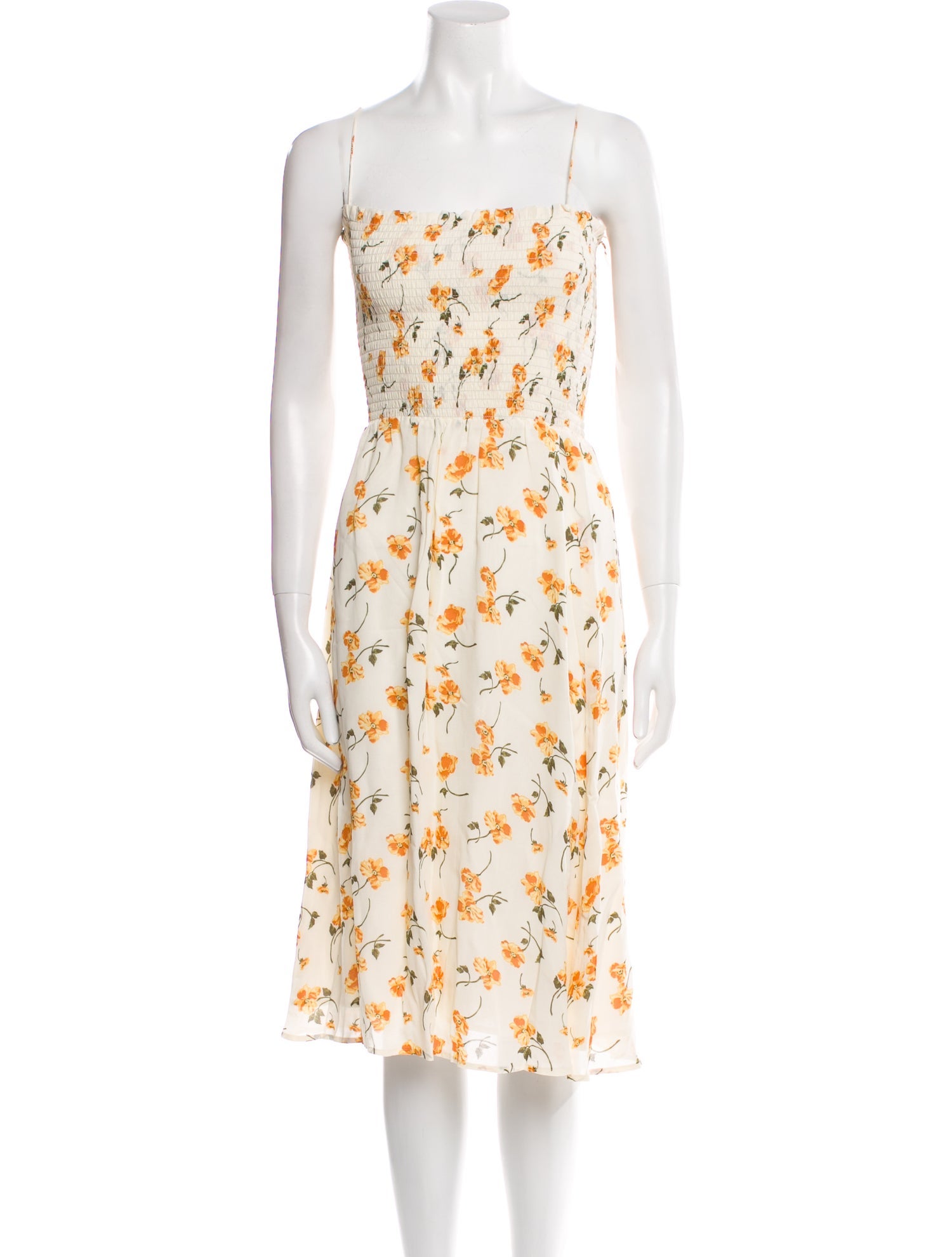 Reformation Floral Print Mini Dress