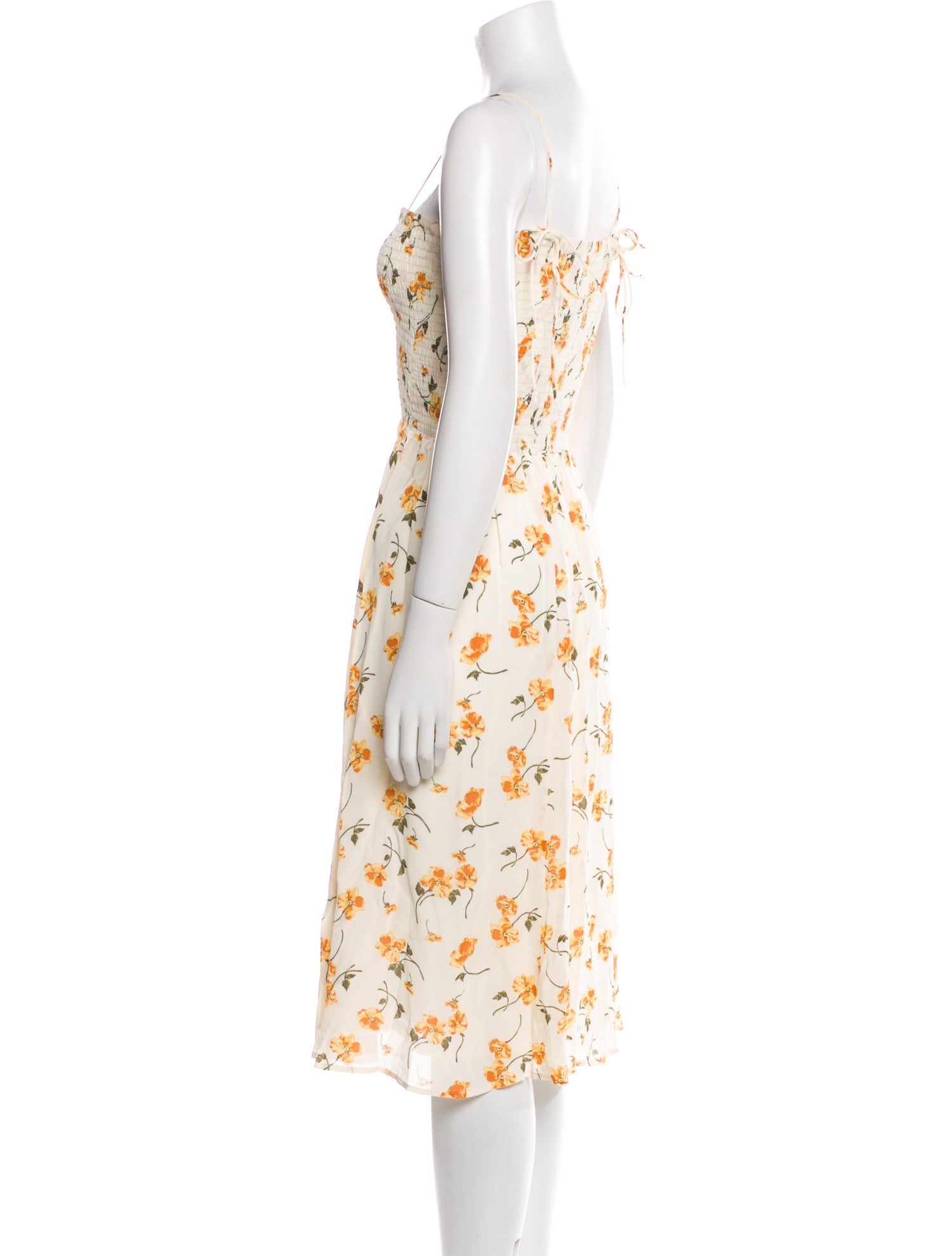 Reformation Floral Print Mini Dress