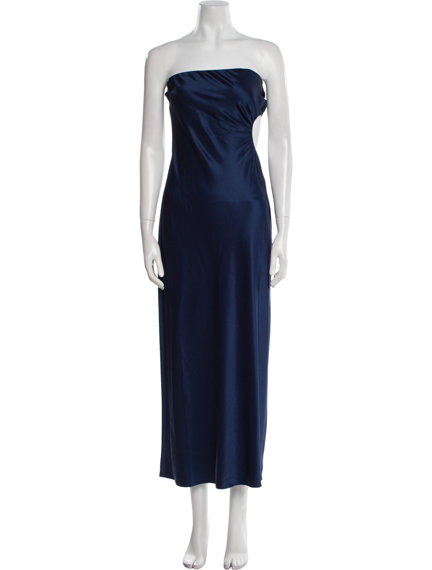 Reformation Strapless Midi Length Dress