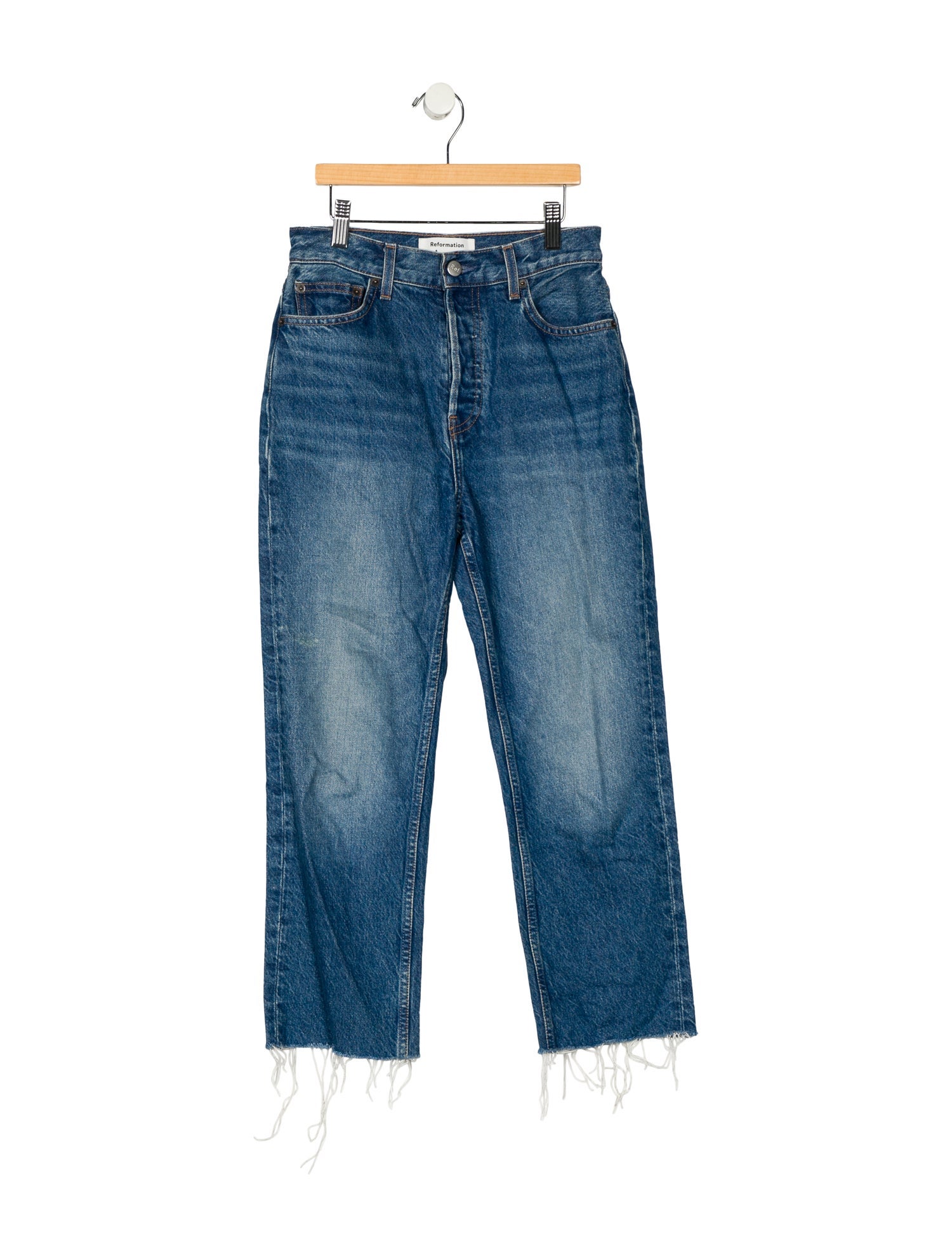 Reformation High-Rise Straight Leg Jeans
