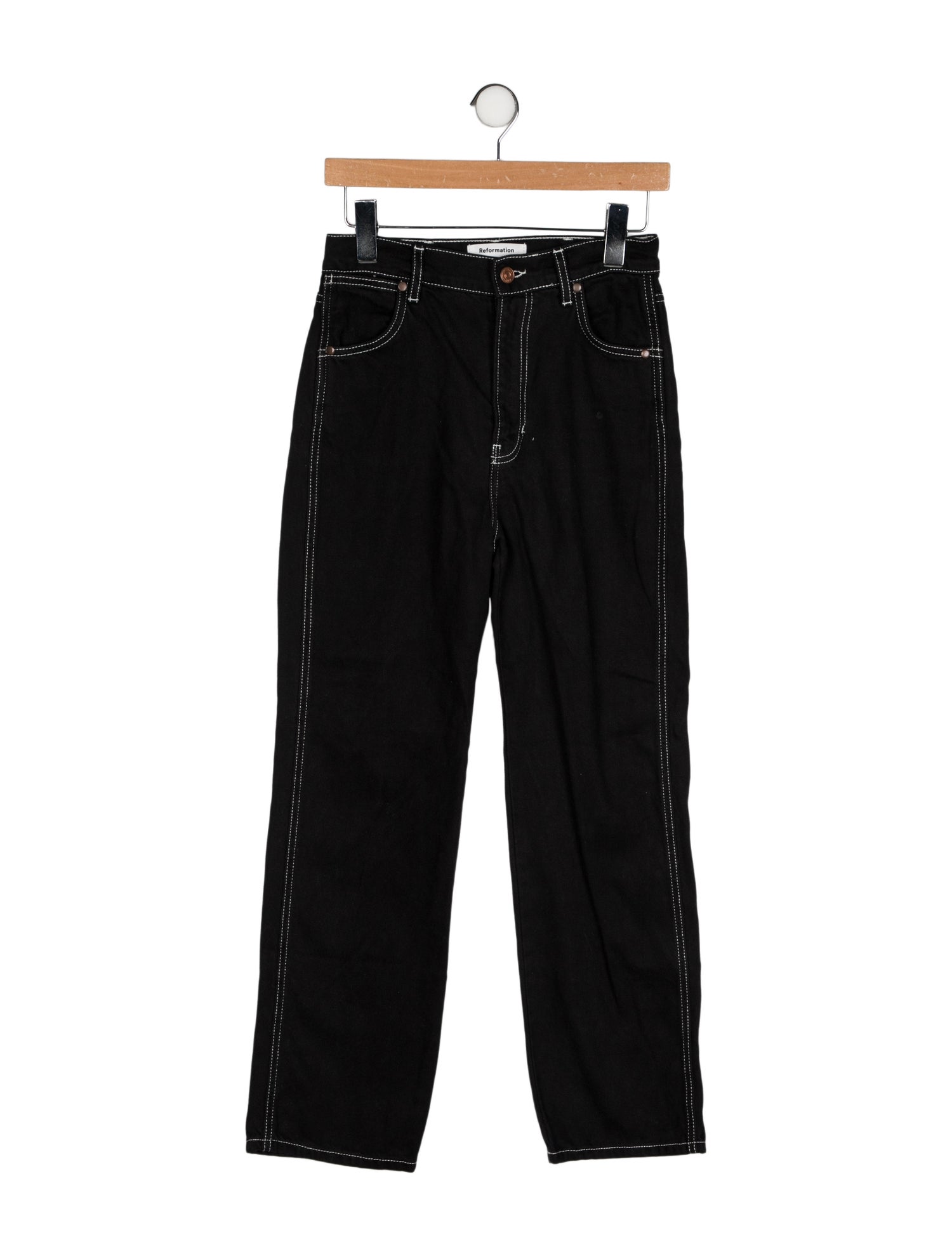 Reformation High-Rise Straight Leg Jeans