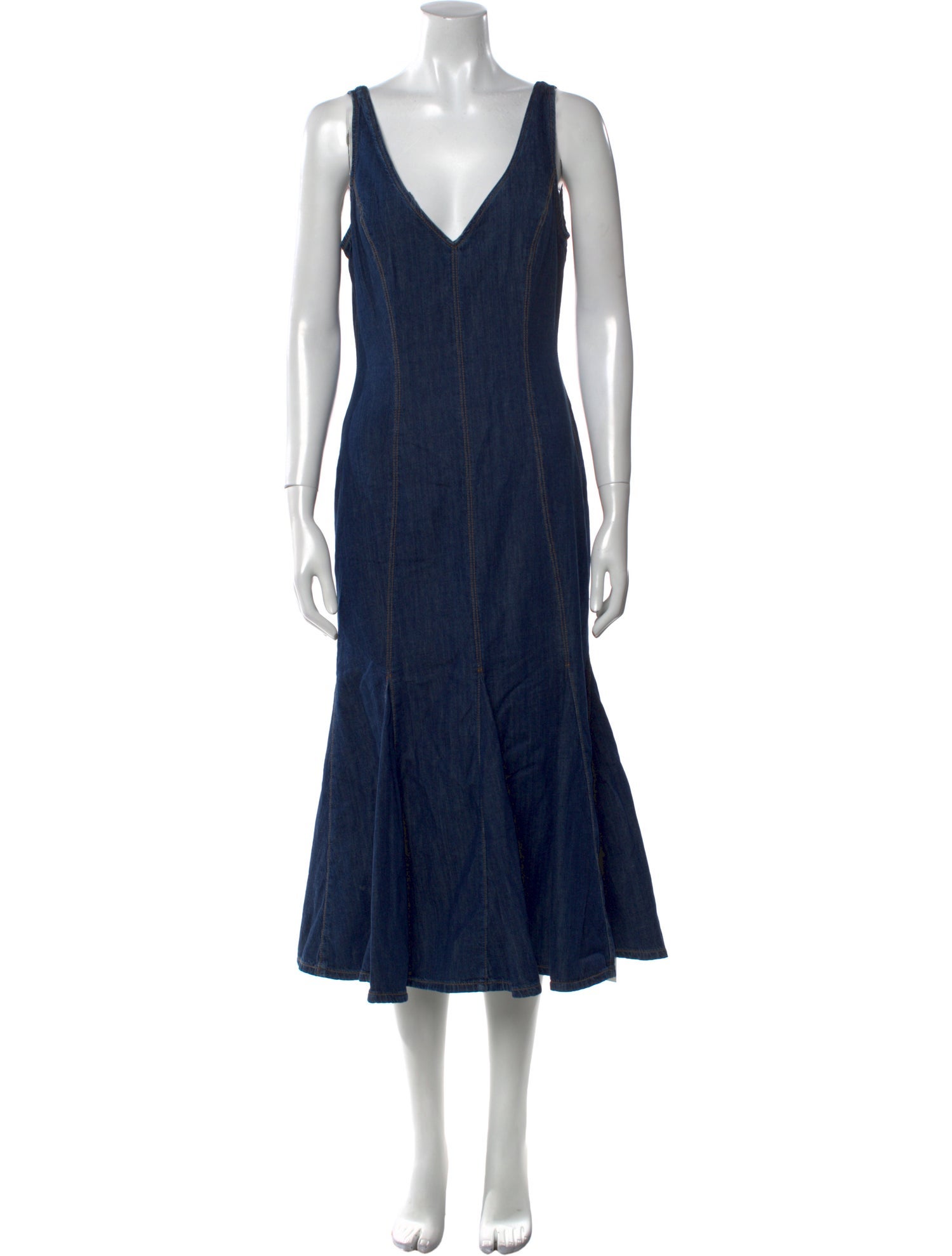 Reformation V-Neck Long Dress w/ Tags