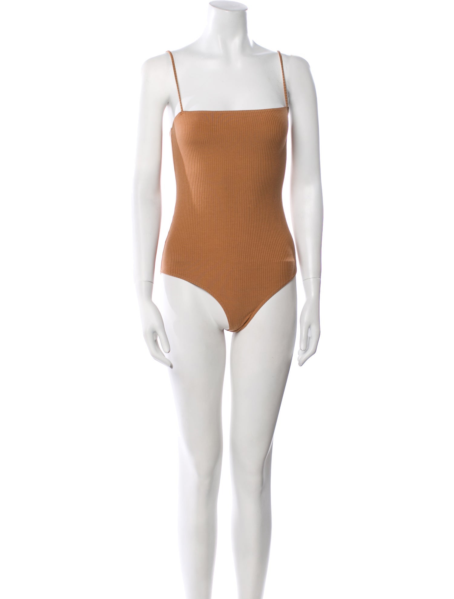 Reformation Square Neckline Sleeveless Bodysuit