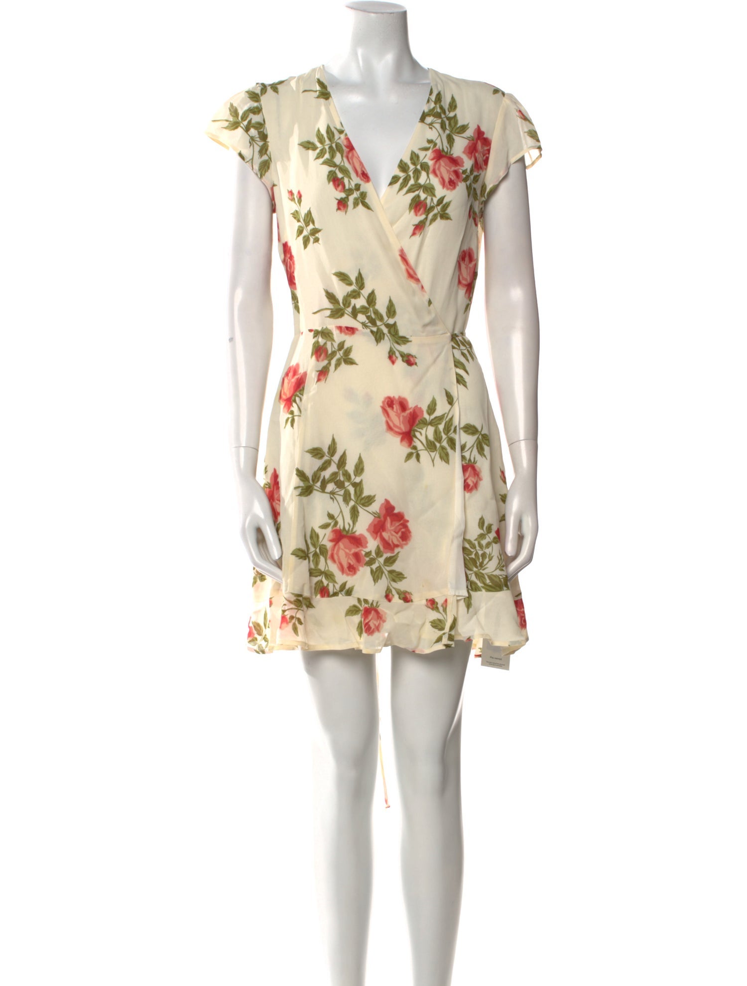 Reformation Floral Print Mini Dress