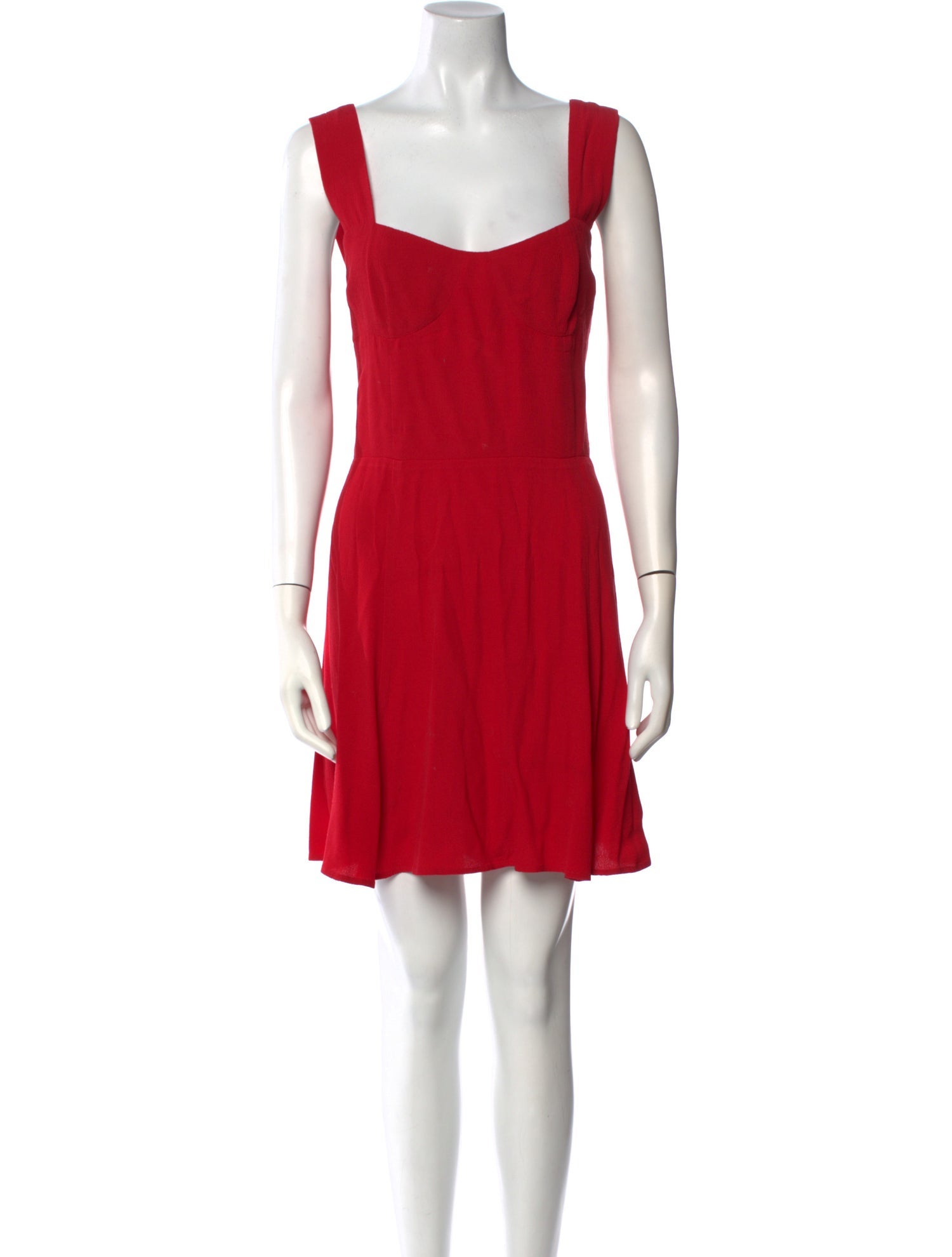 Reformation Square Neckline Mini Dress