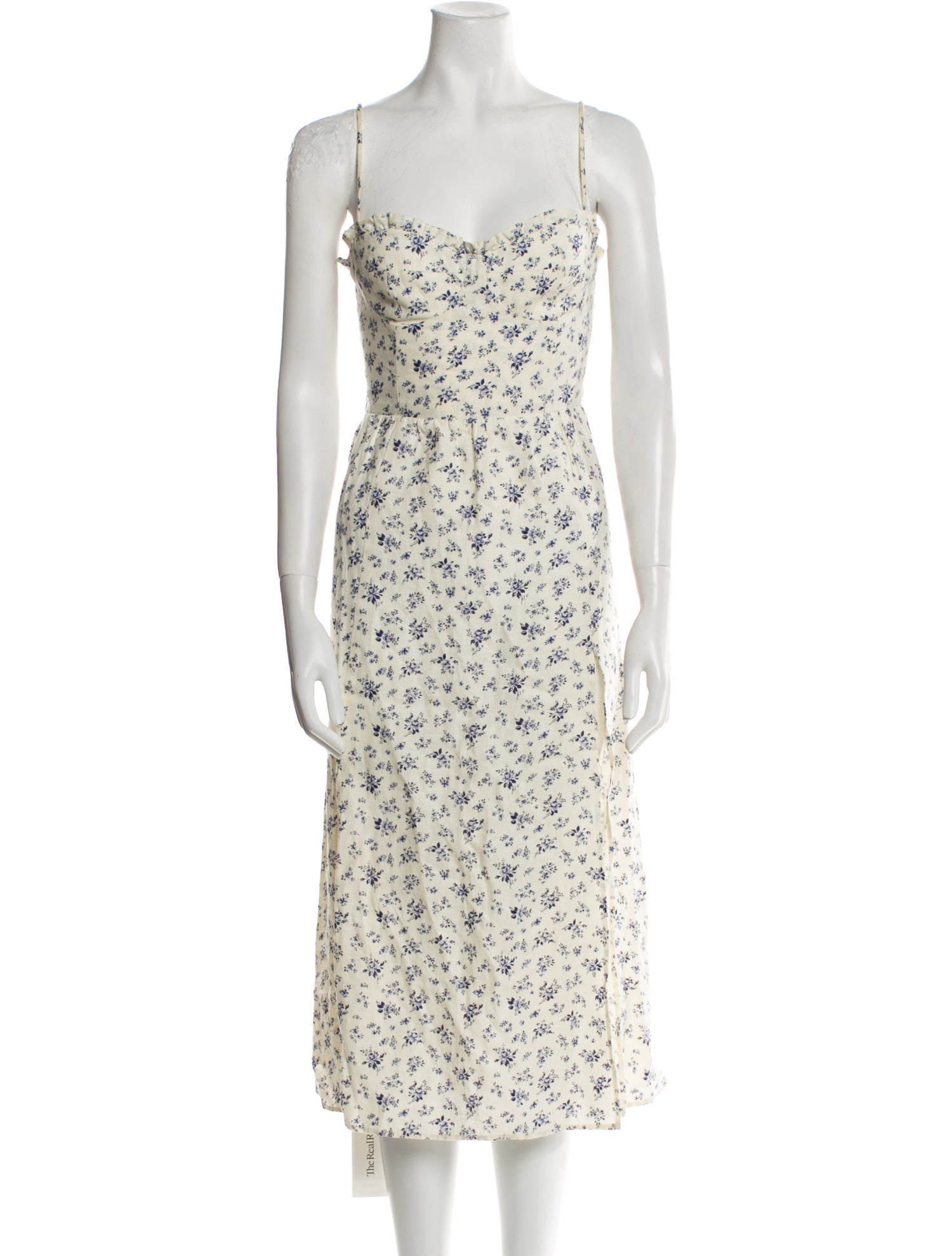 Reformation Linen Midi Length Dress