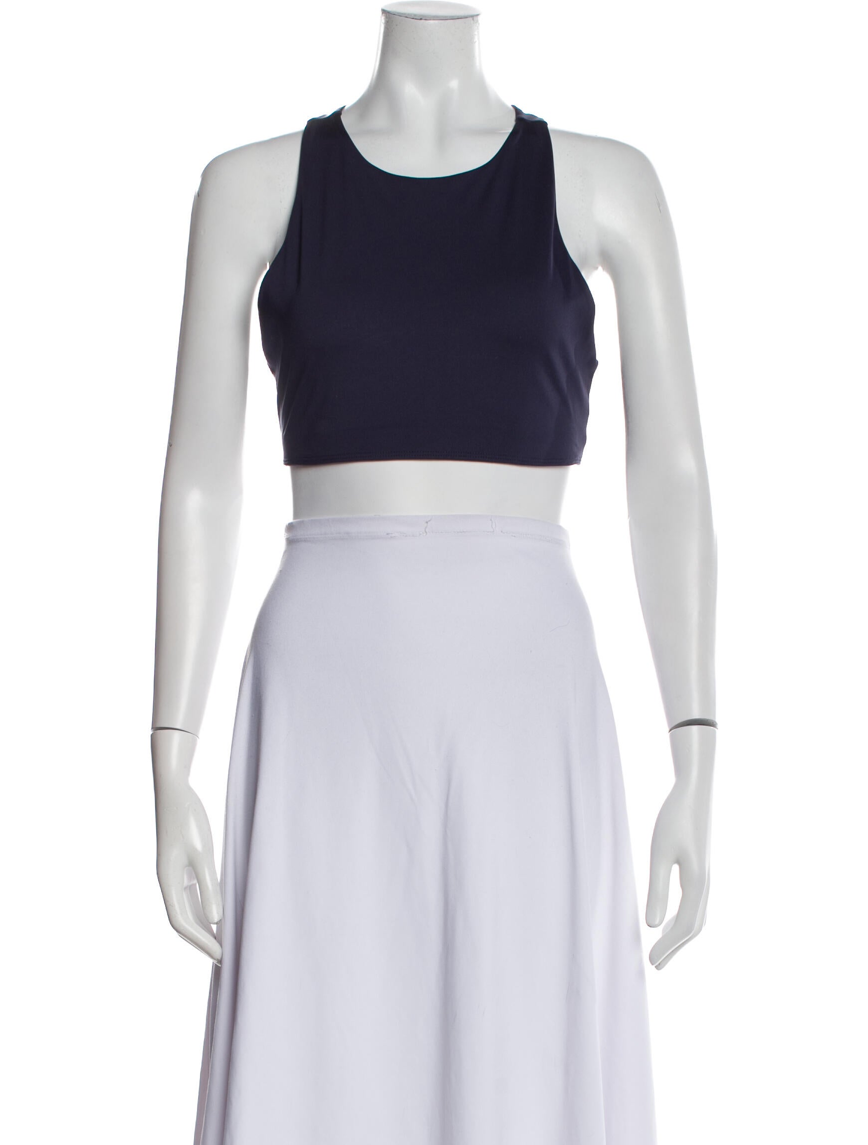 Reformation Scoop Neck Sleeveless Crop Top