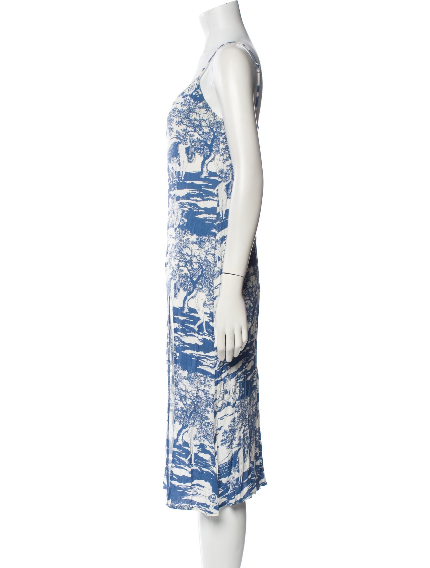 Reformation Printed Midi Length Dress
