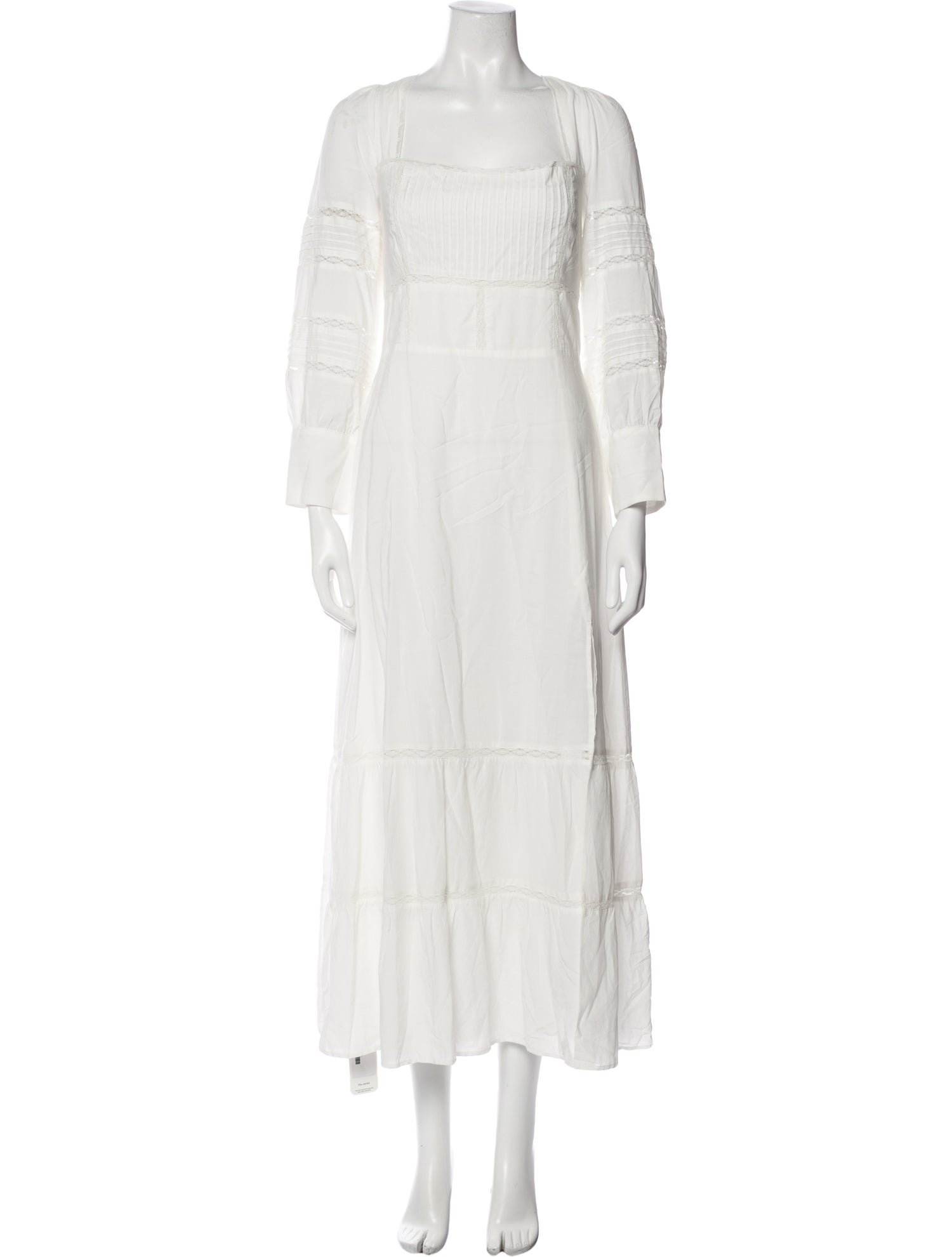 Reformation Square Neckline Long Dress