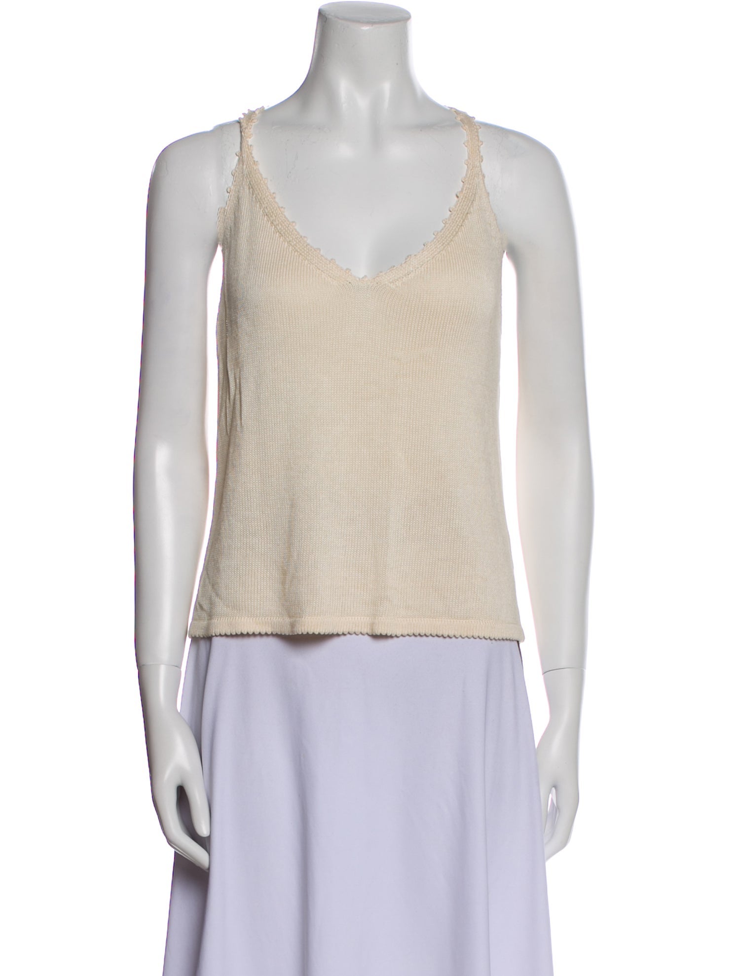Reformation V-Neck Sleeveless Top