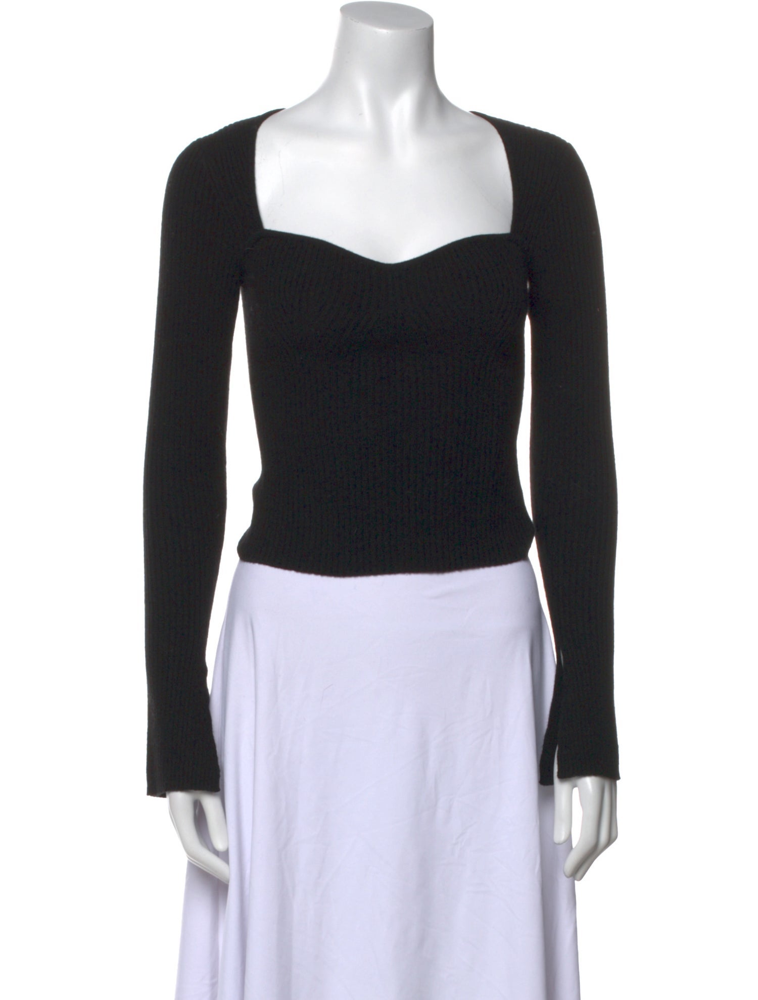 Reformation Cashmere Square Neckline Sweater