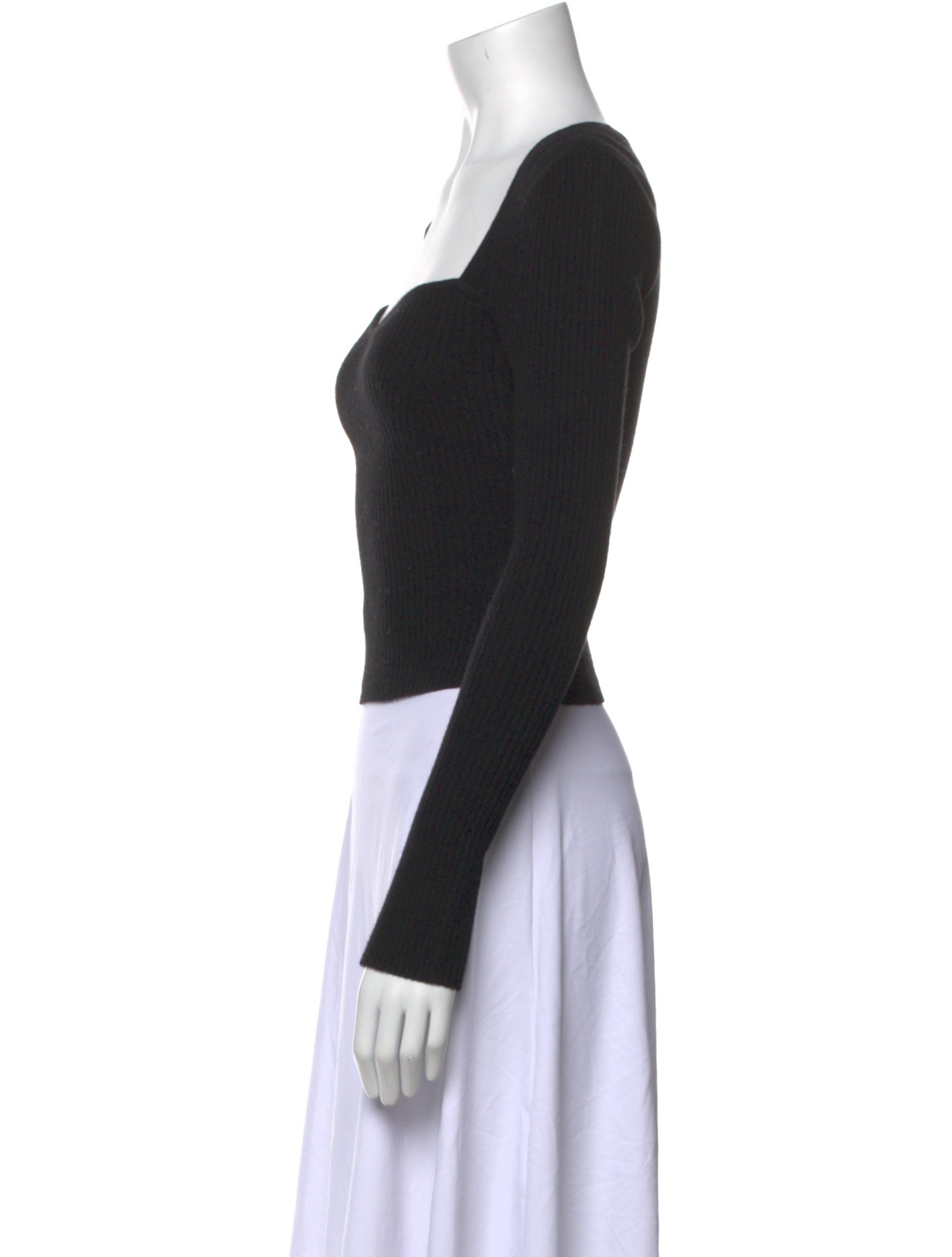 Reformation Cashmere Square Neckline Sweater