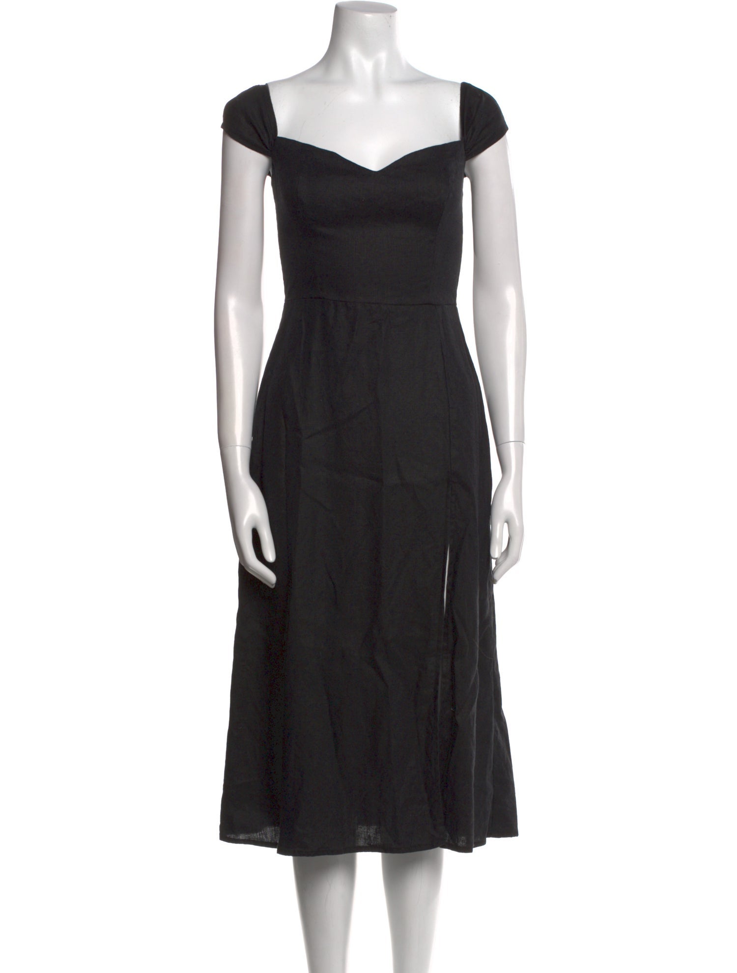 Reformation Linen Midi Length Dress