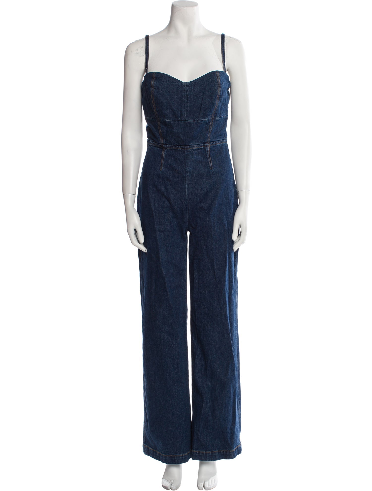 Reformation Square Neckline Jumpsuit