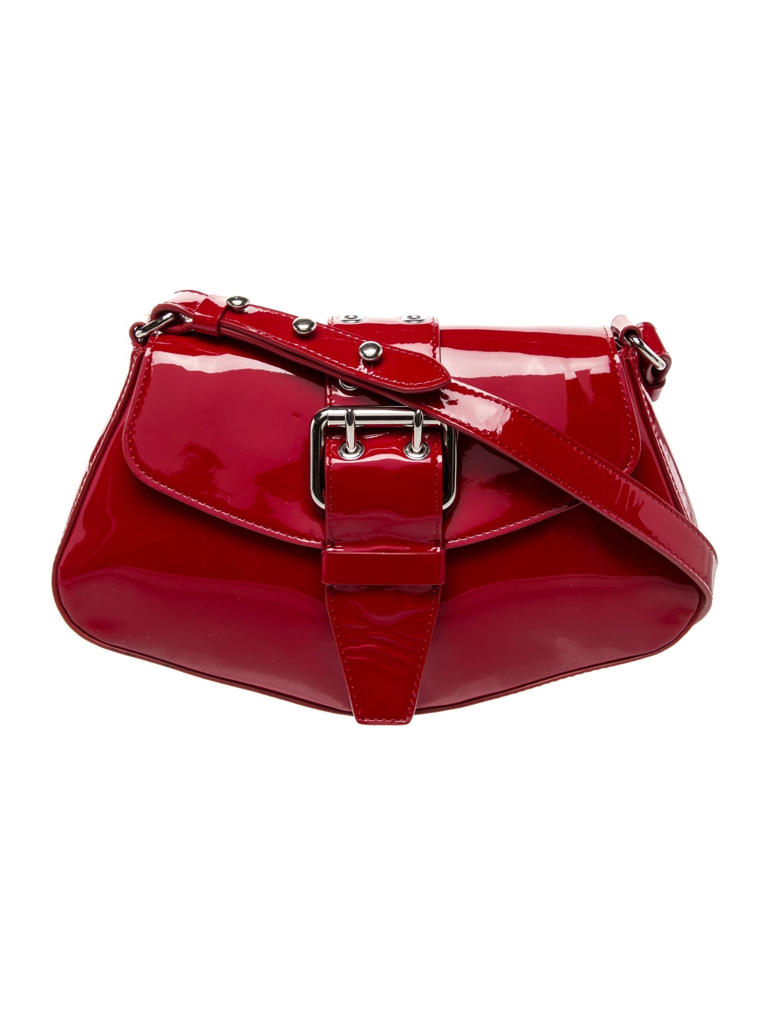 Reformation Patent Leather Shoulder Bag
