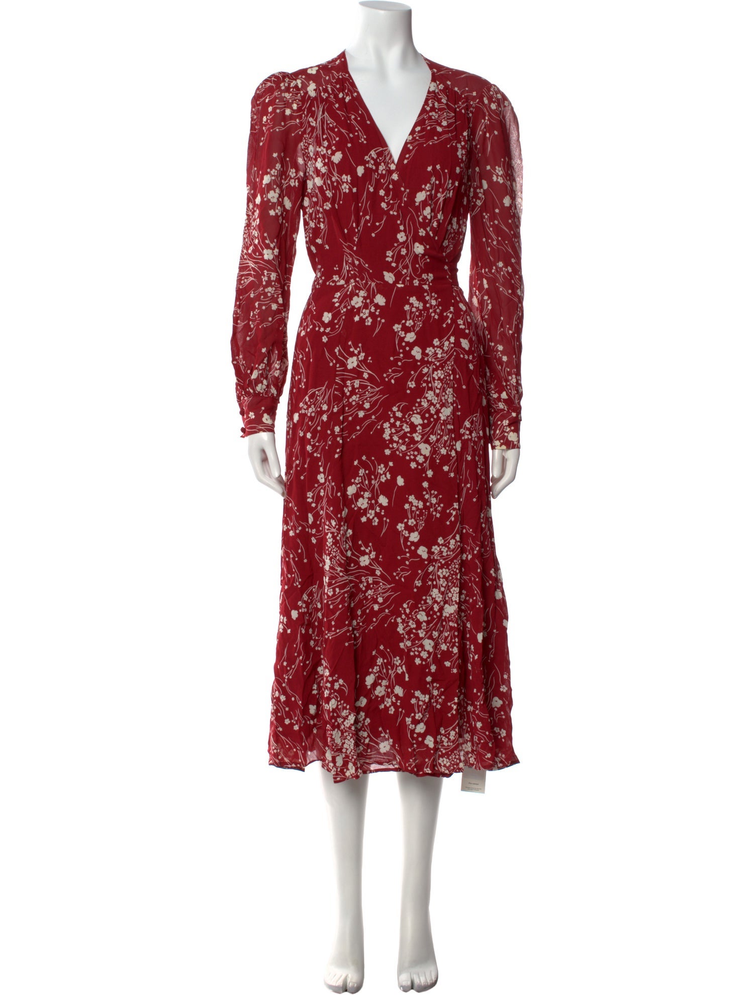 Reformation Printed Long Dress