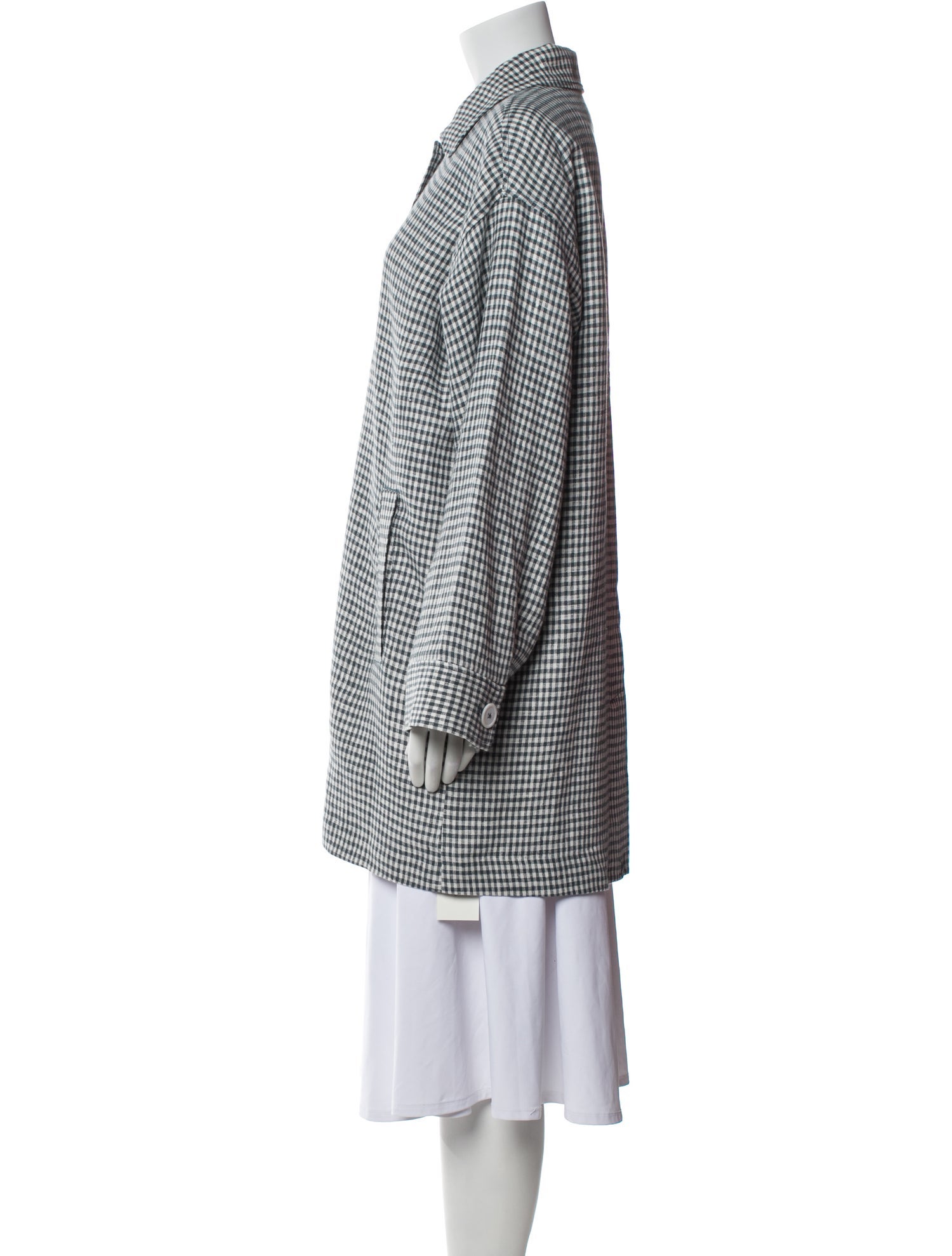 Reformation Linen Striped Coat