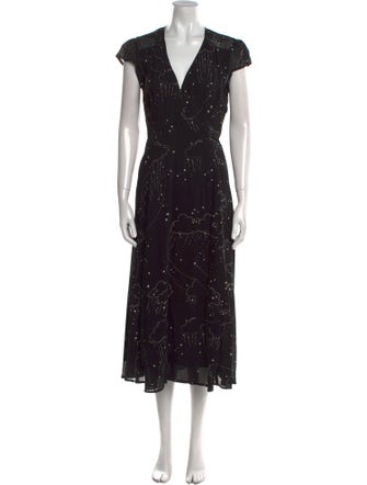 Reformation Printed Long Dress