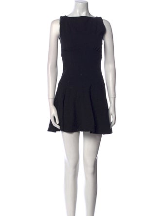 Reformation Bateau Neckline Mini Dress