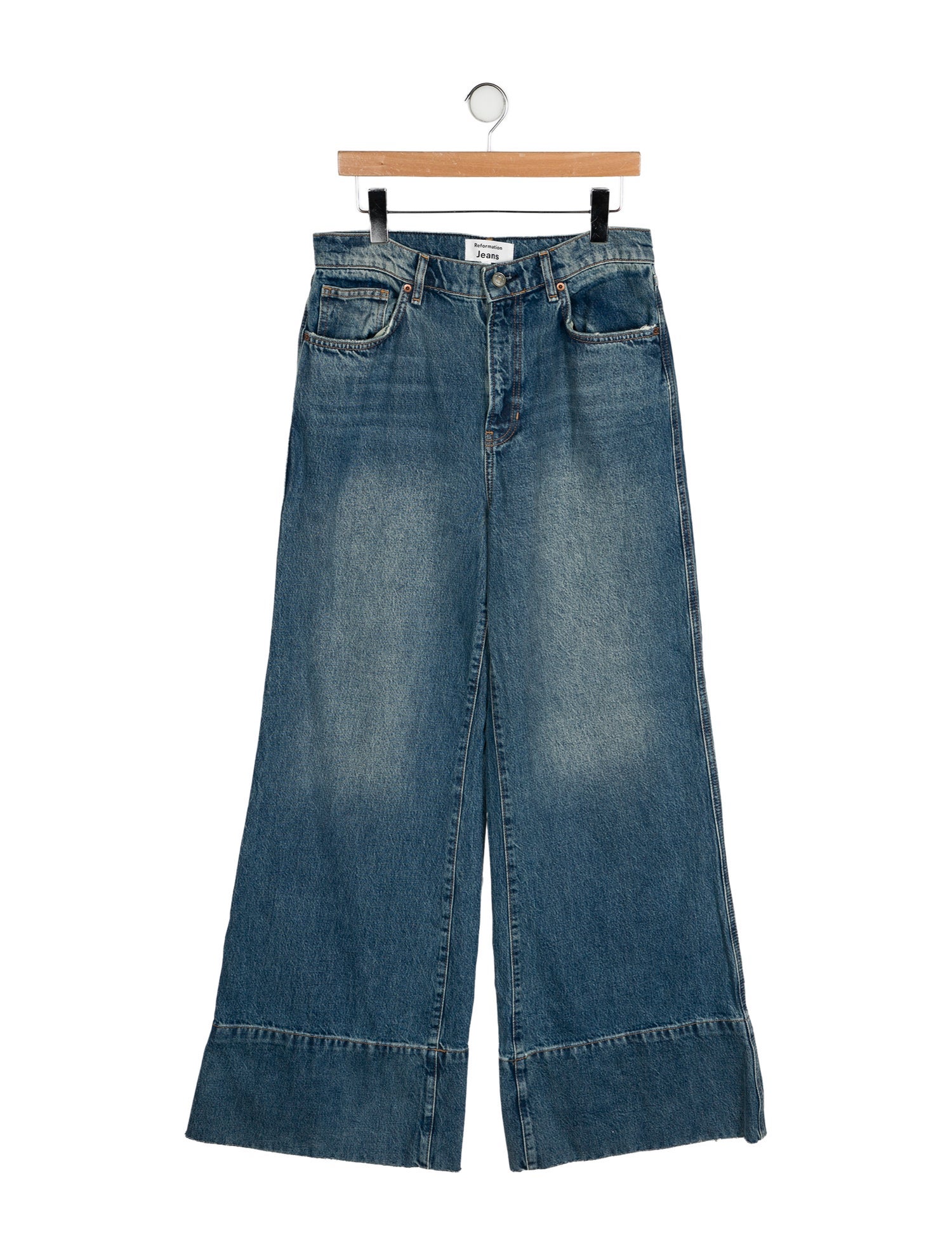 Reformation High-Rise Wide Leg Jeans