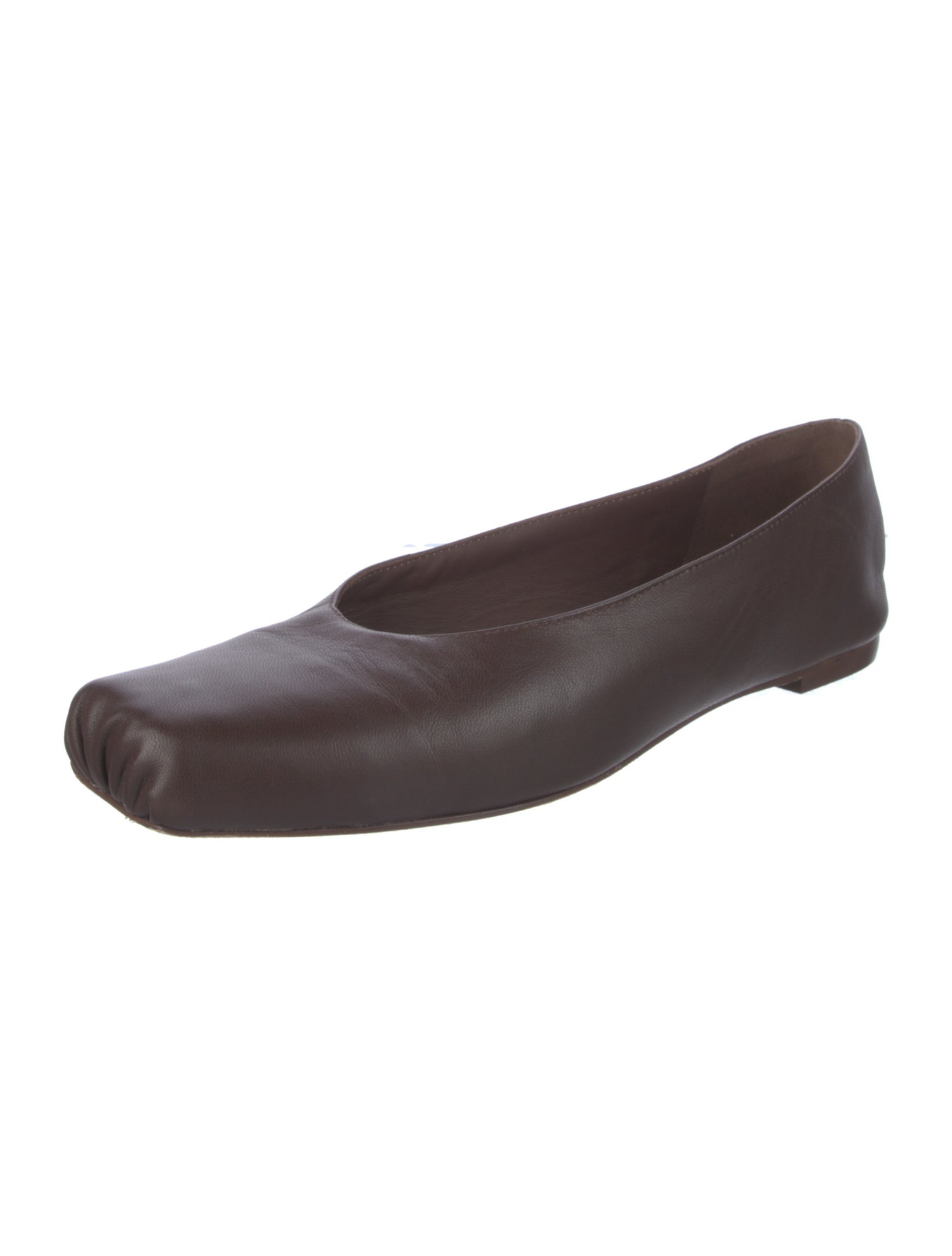Reformation Leather Ballet Flats