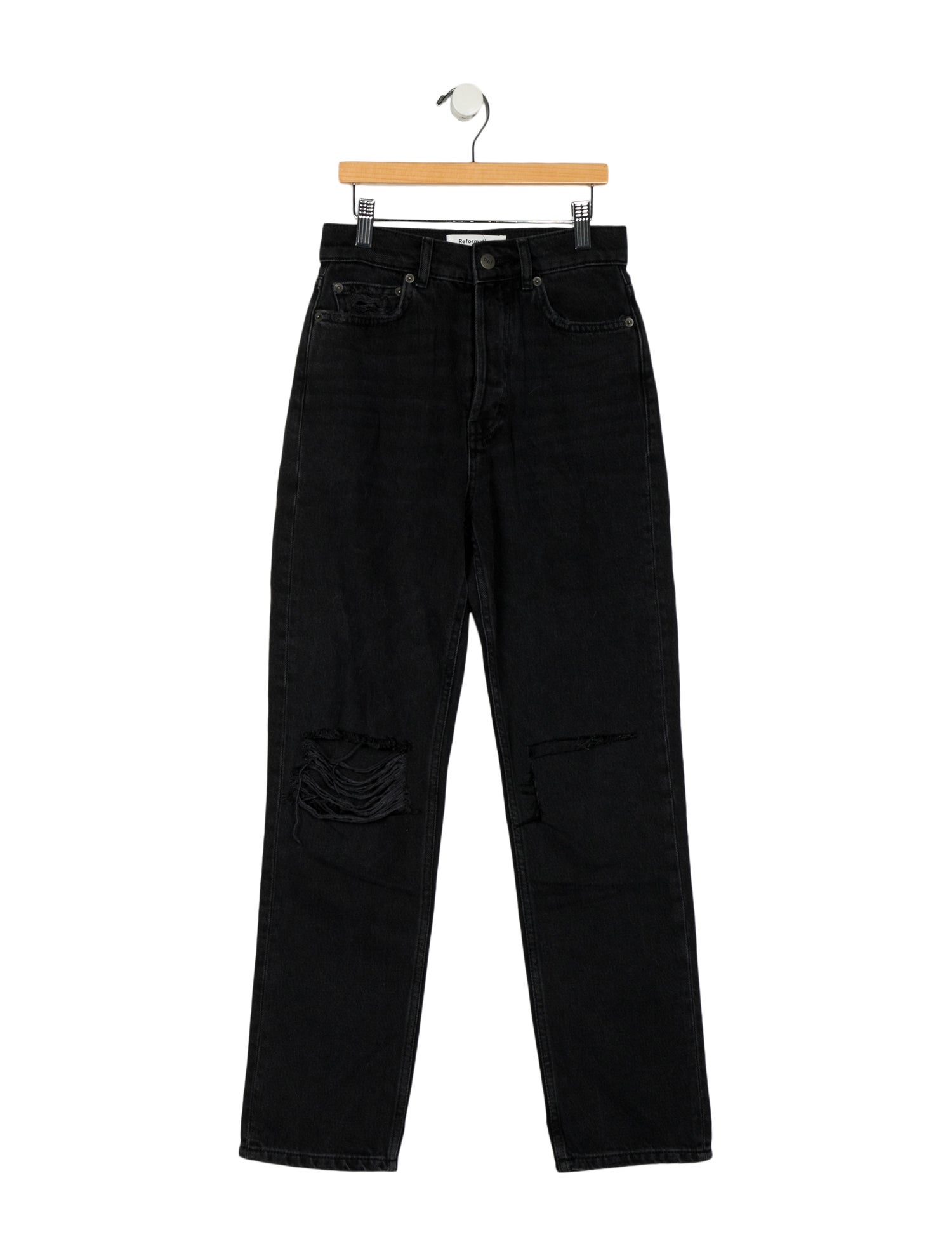 Reformation High-Rise Straight Leg Jeans