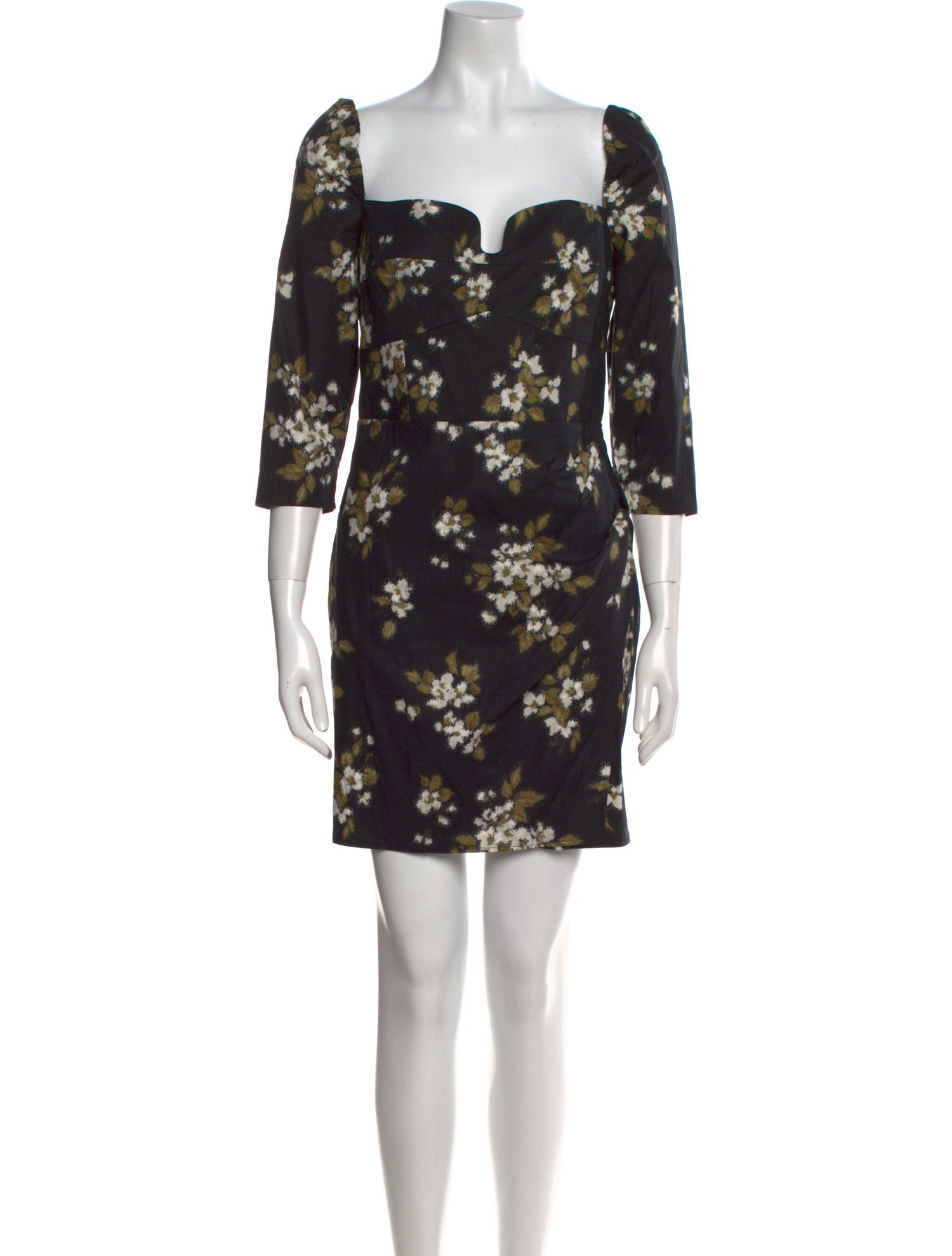 Reformation Floral Print Mini Dress