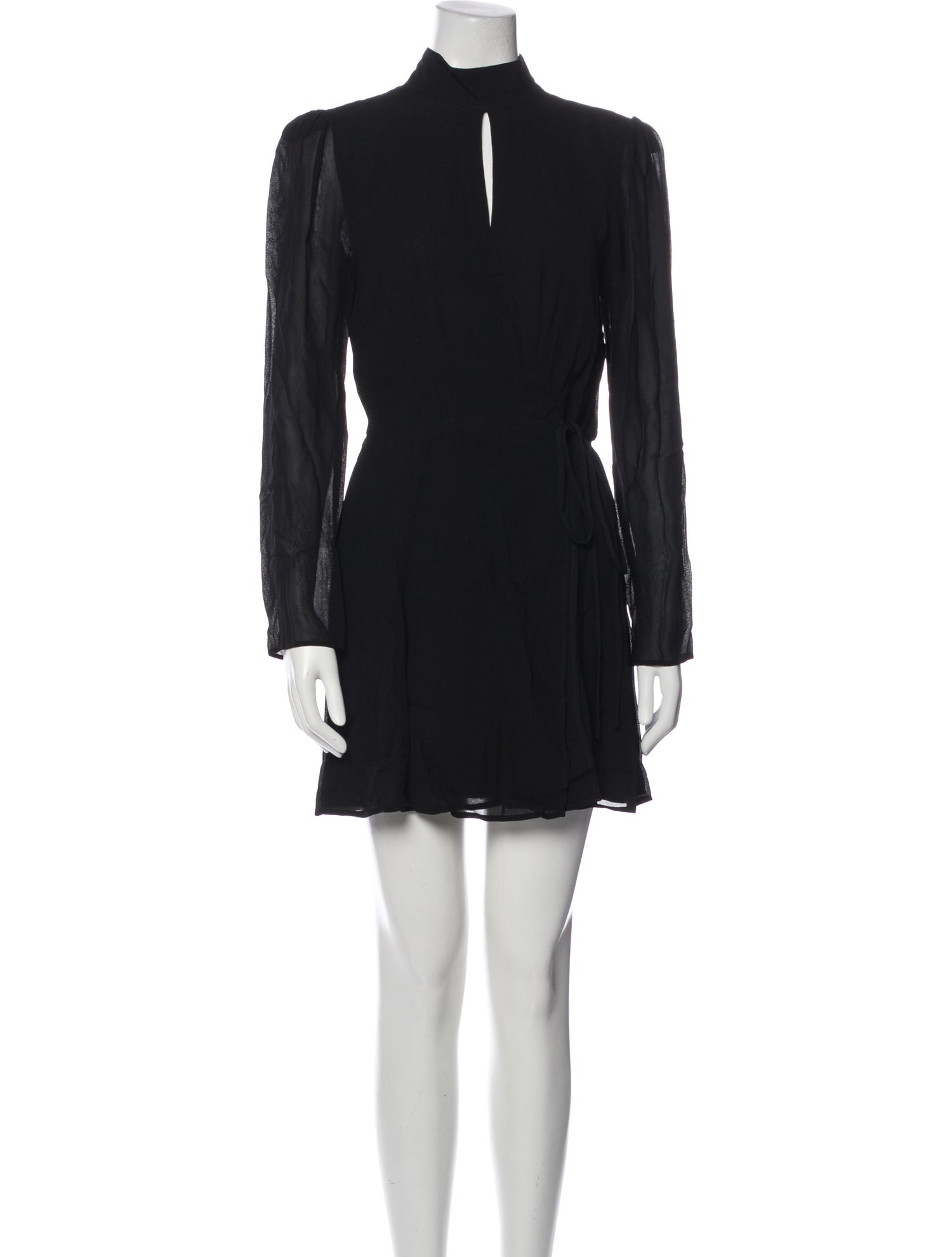 Reformation Mock Neck Mini Dress
