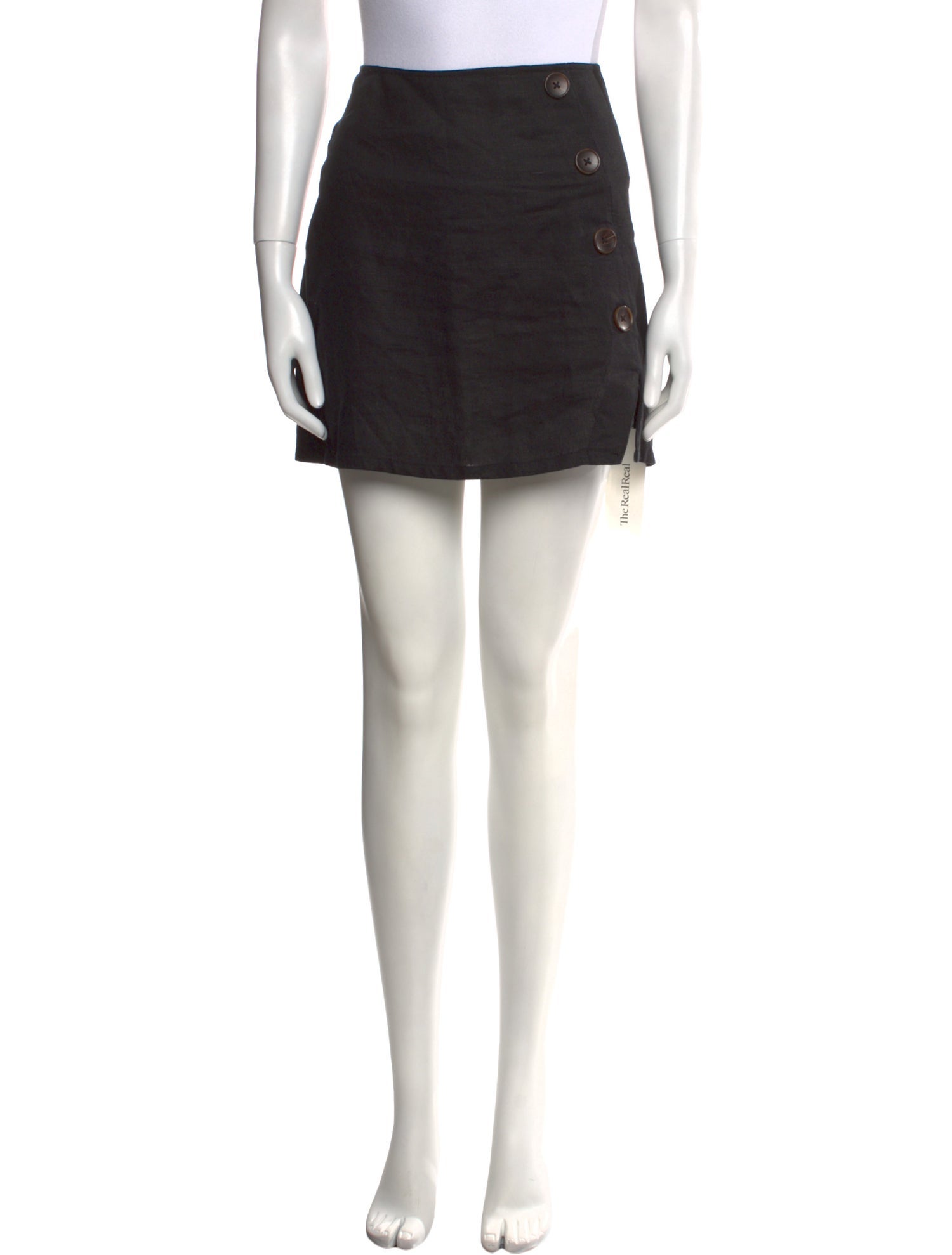 Reformation Linen Mini Skirt