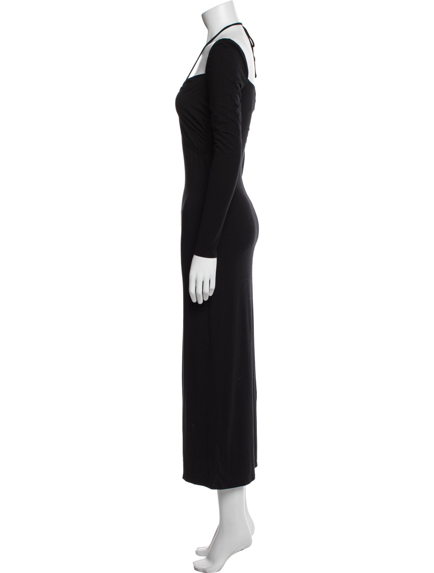Reformation V-Neck Long Dress
