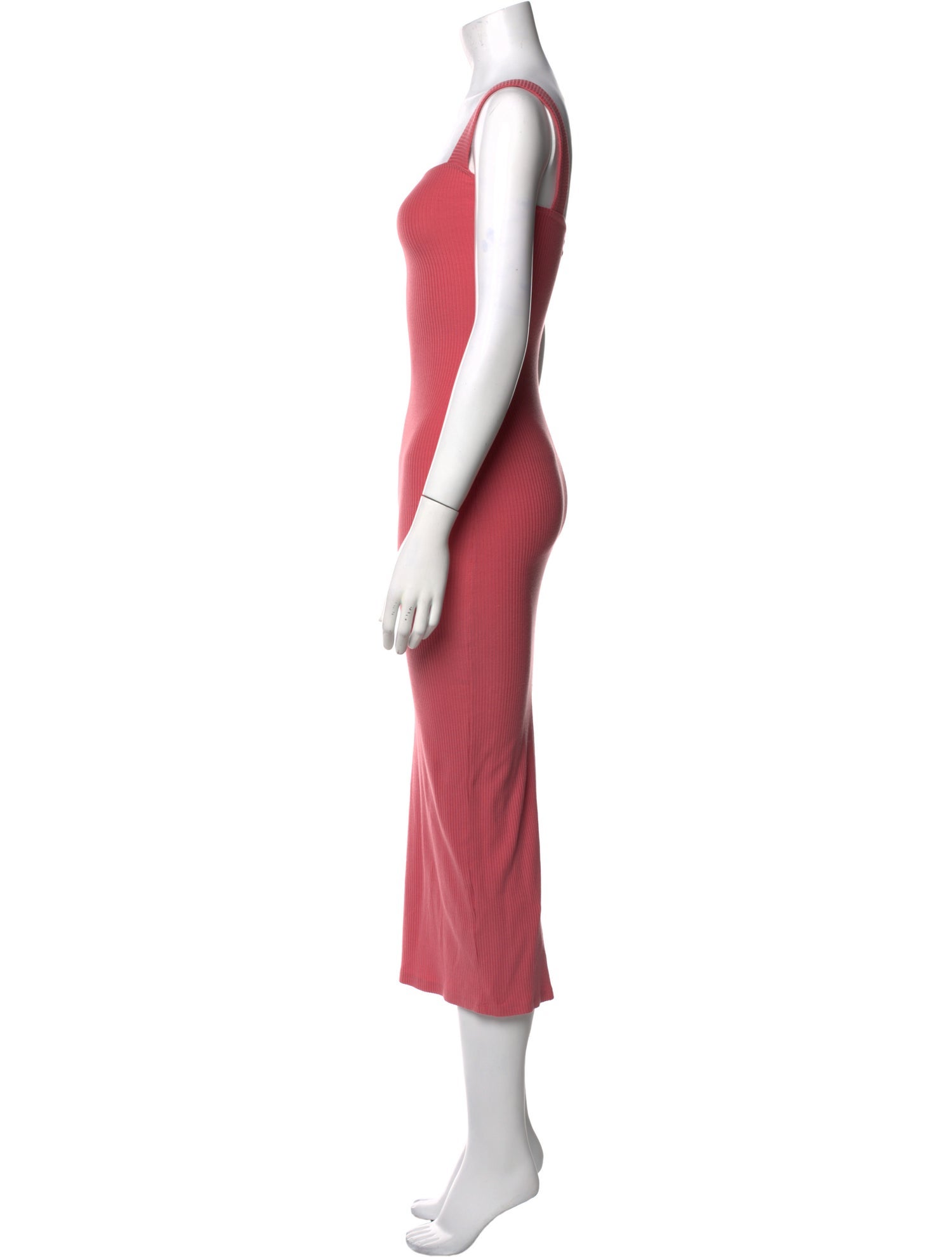 Reformation Square Neckline Midi Length Dress