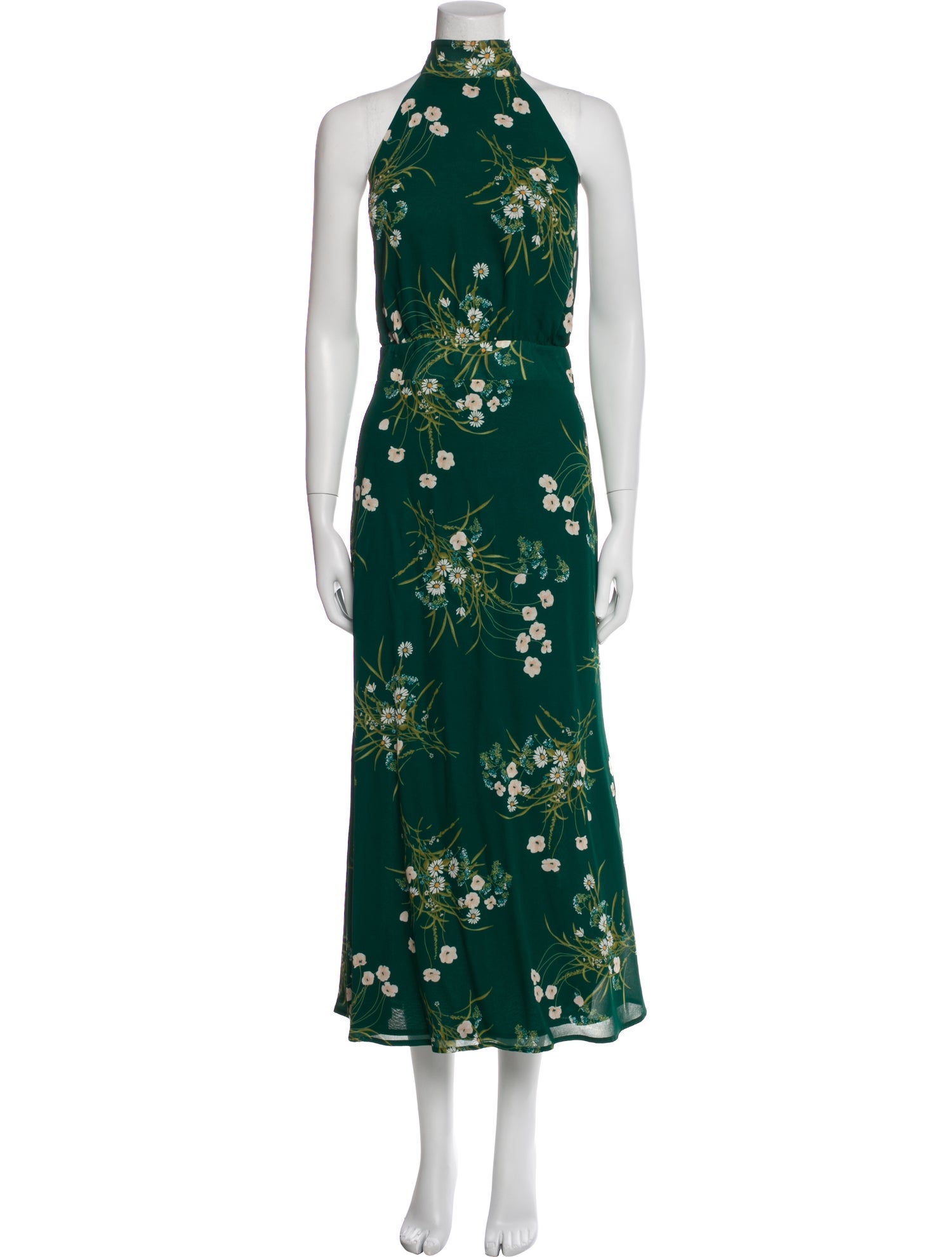 Reformation Floral Print Long Dress