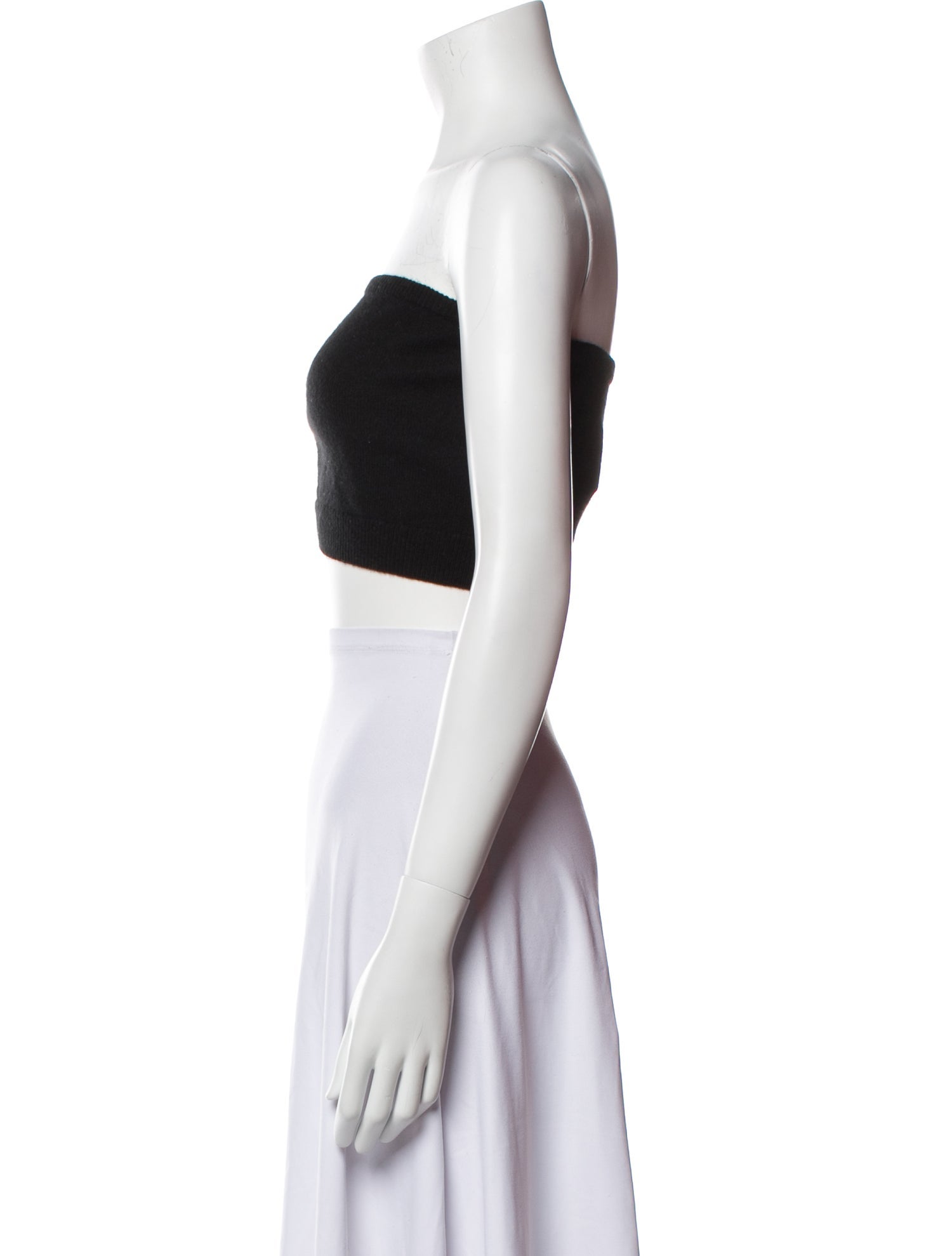 Reformation Cashmere Strapless Crop Top