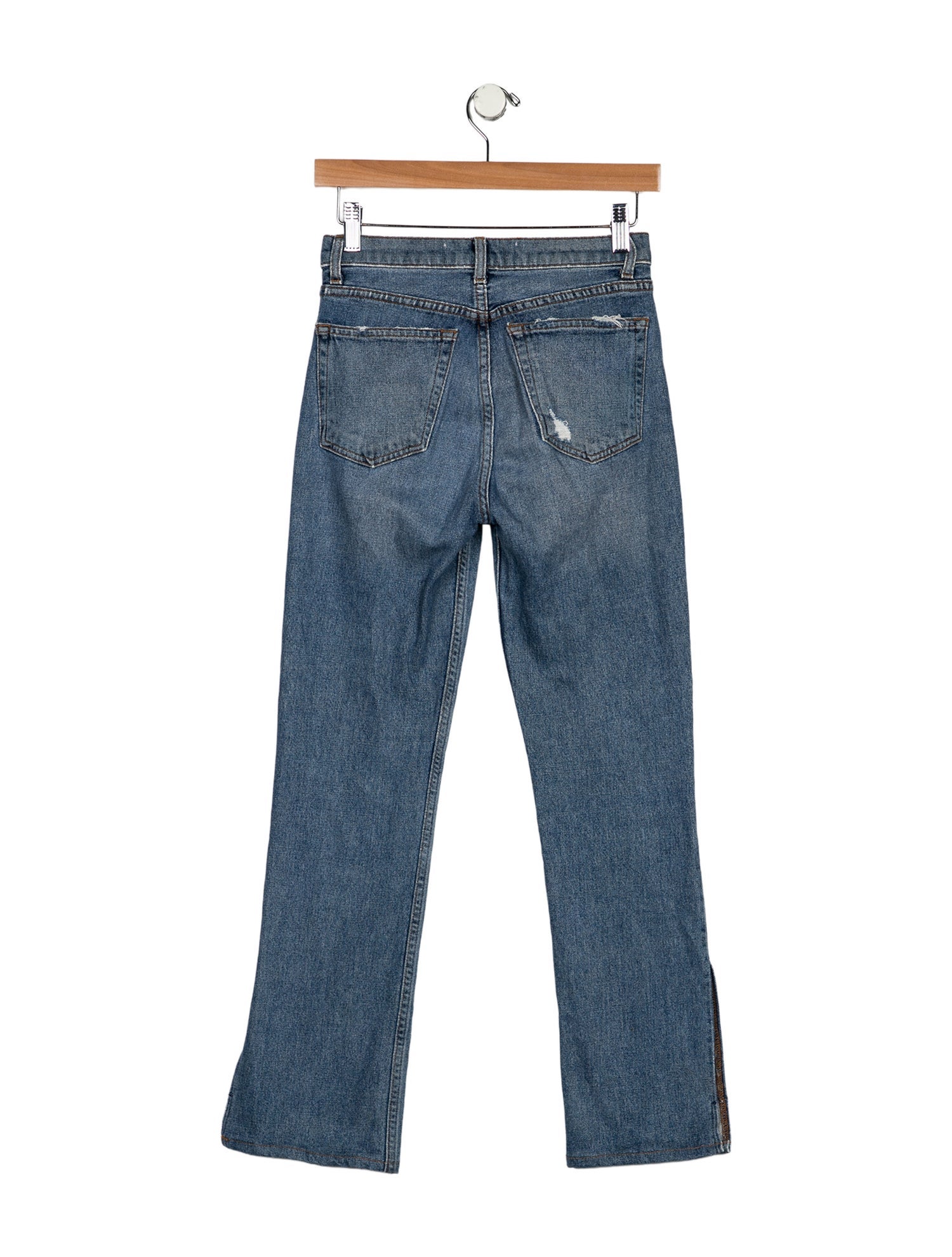 Reformation Mid-Rise Straight Leg Jeans