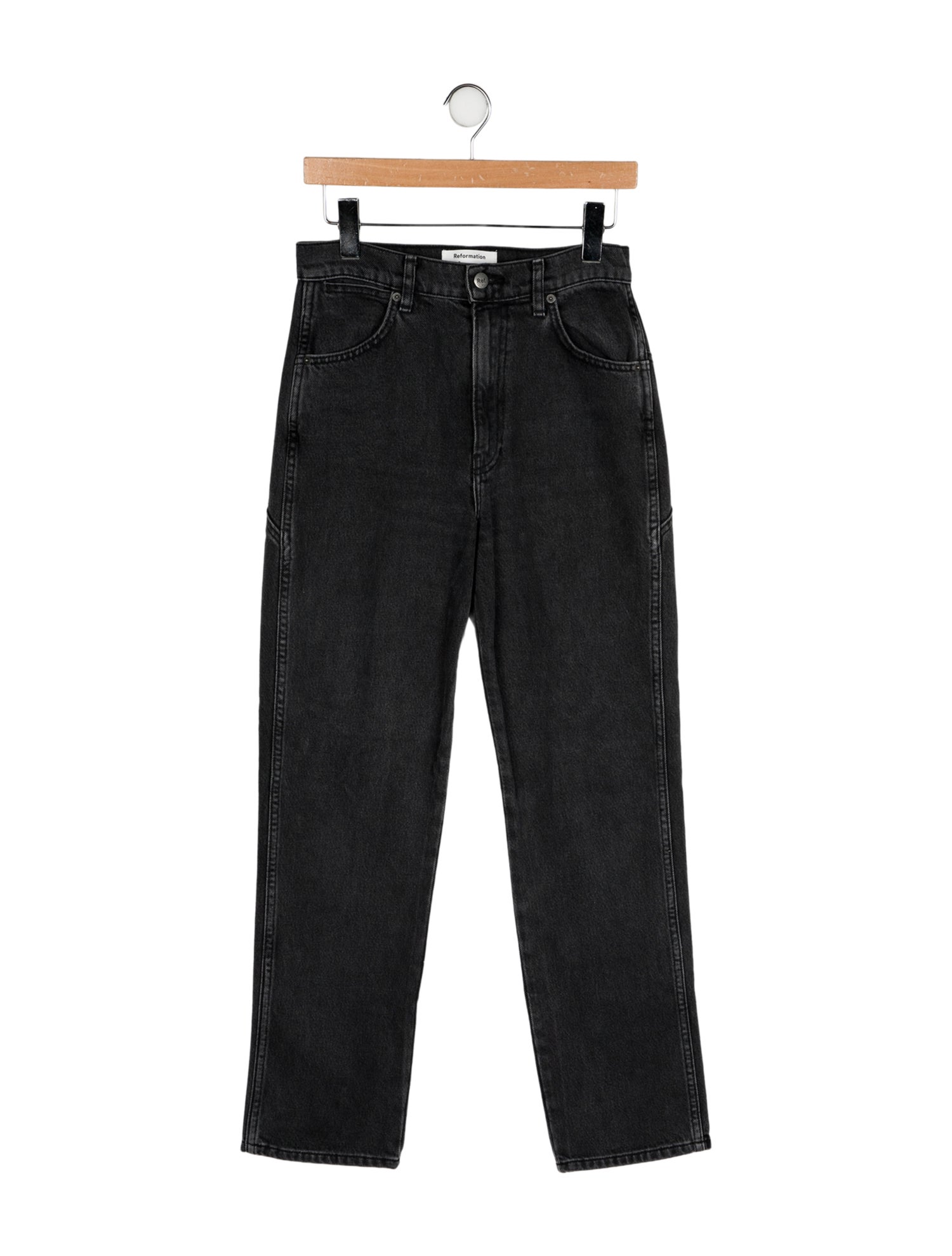 Reformation High-Rise Straight Leg Jeans