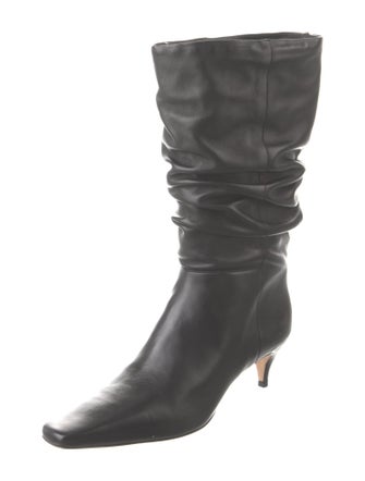 Reformation Leather Rain Boots