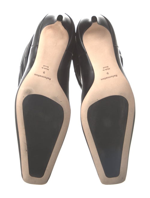 Reformation Leather Rain Boots