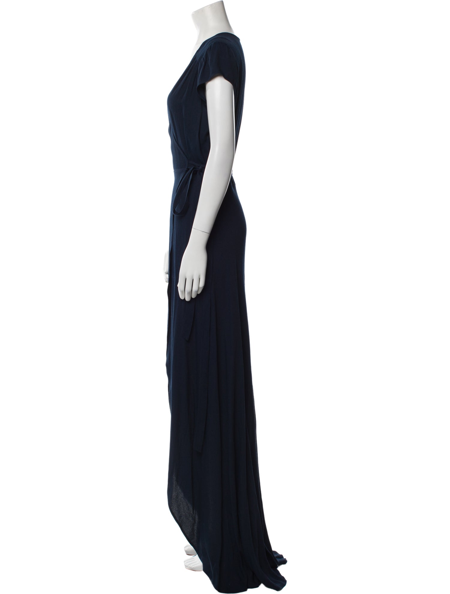 Reformation V-Neck Long Dress