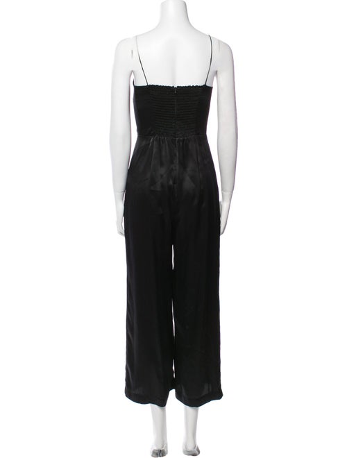 Reformation Silk Square Neckline Jumpsuit
