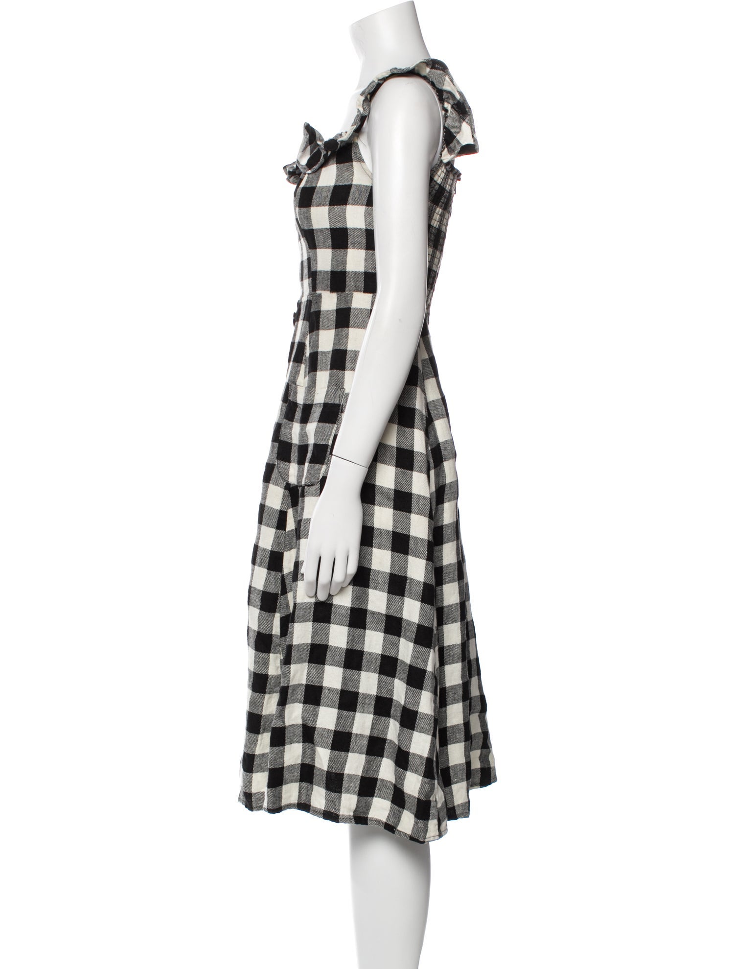 Reformation Linen Knee-Length Dress