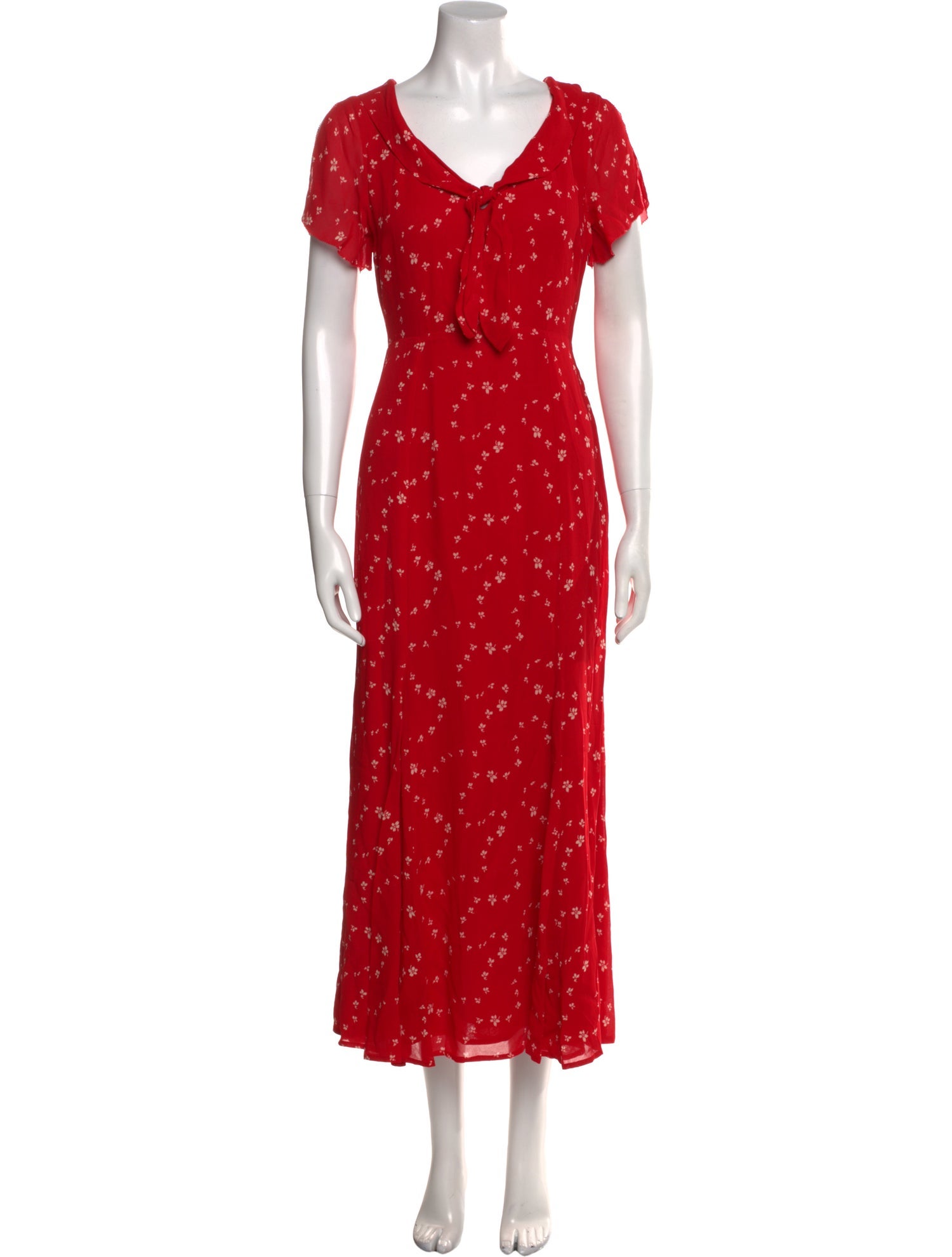 Reformation Printed Long Dress