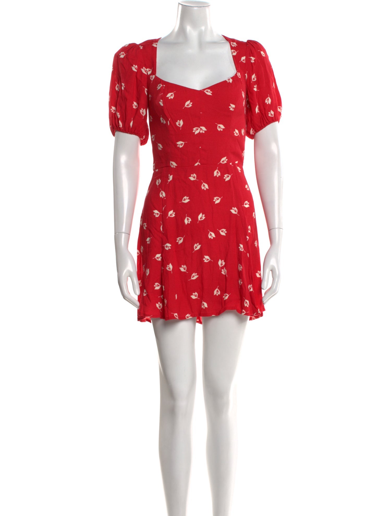 Reformation Floral Print Mini Dress