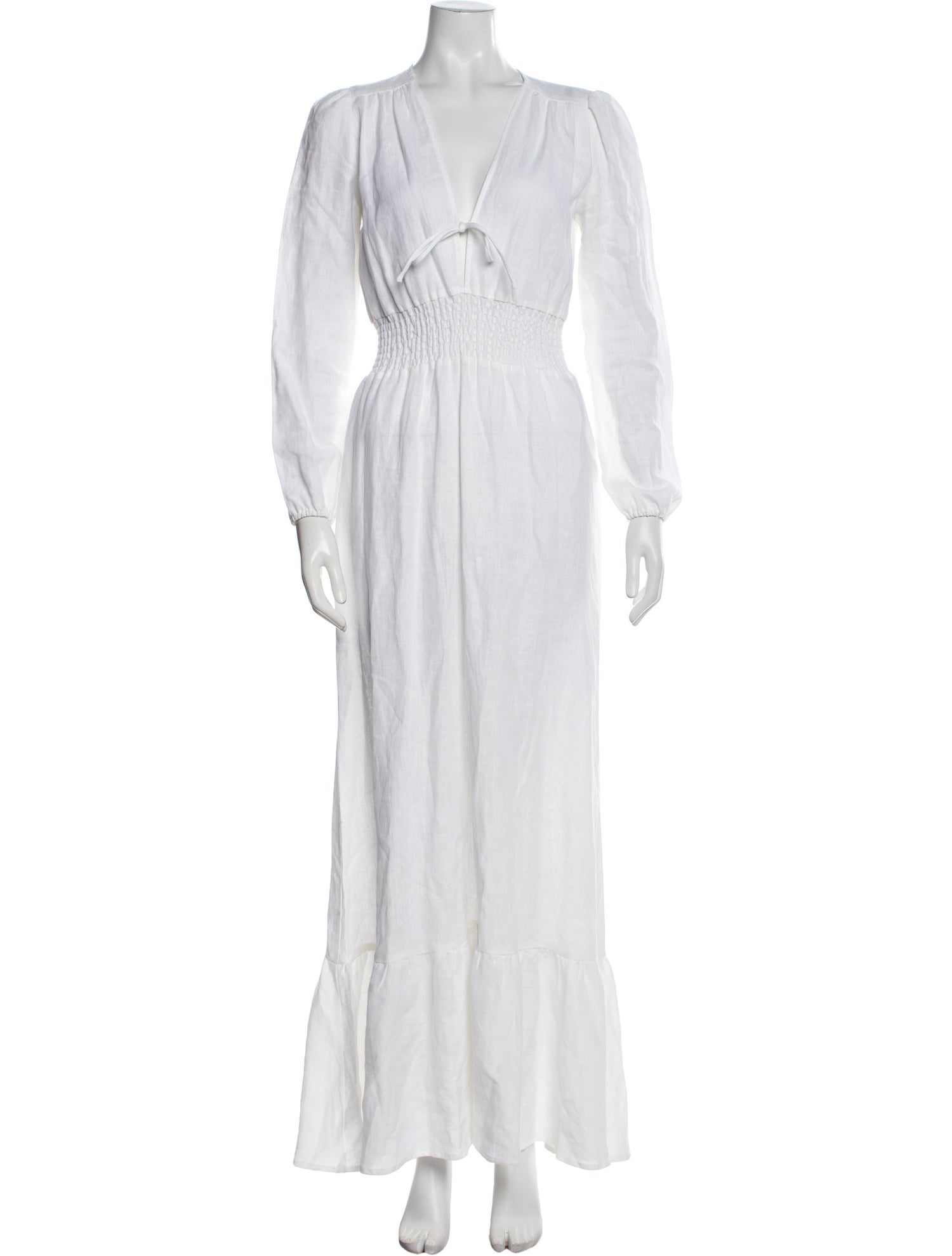 Reformation Linen Long Dress