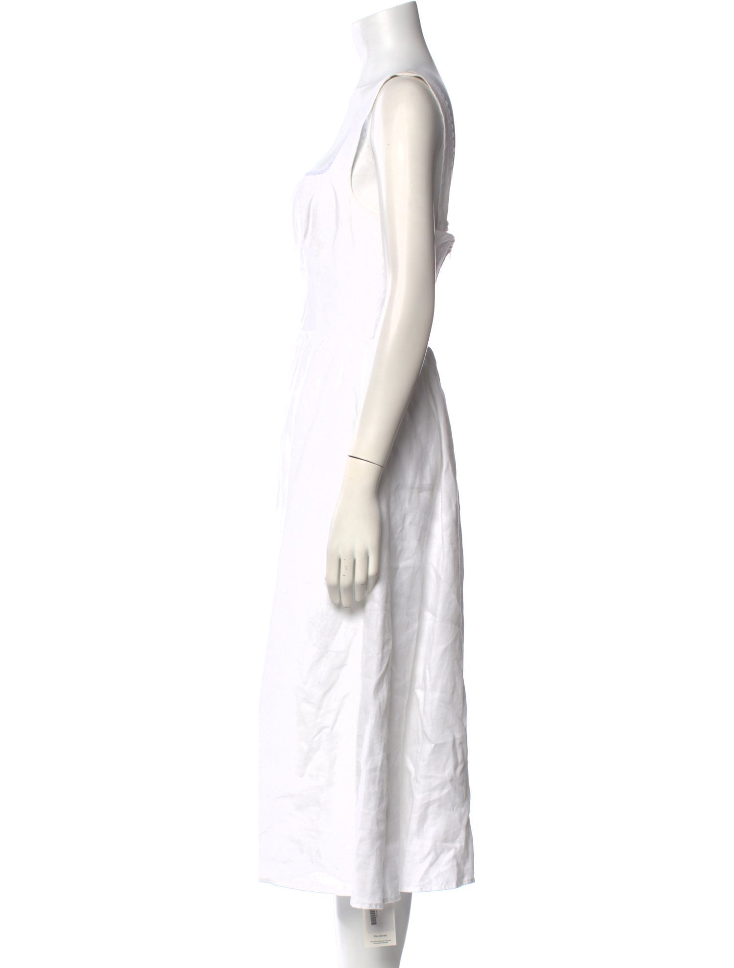 Reformation Linen Midi Length Dress