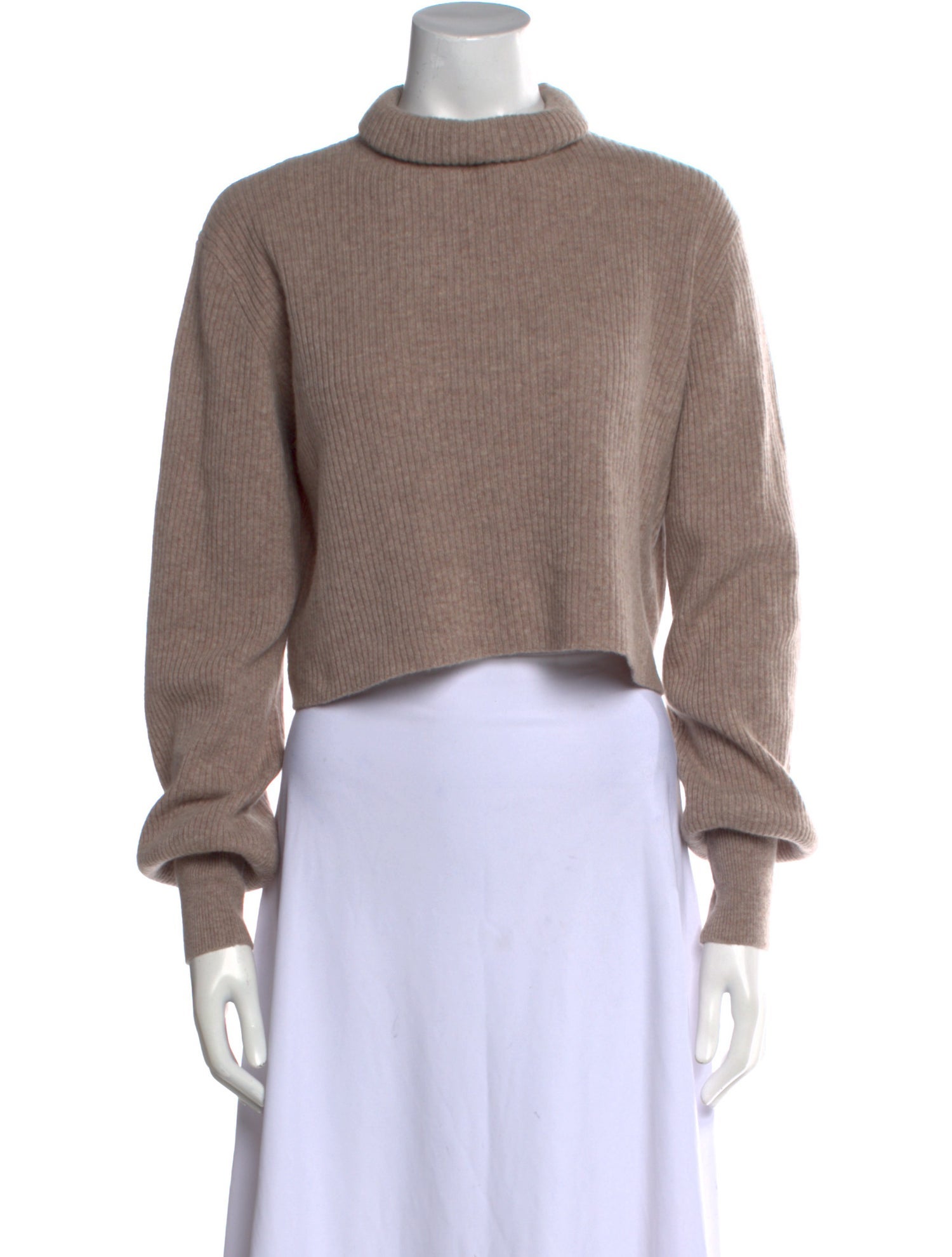 Reformation Cashmere Mock Neck Sweater
