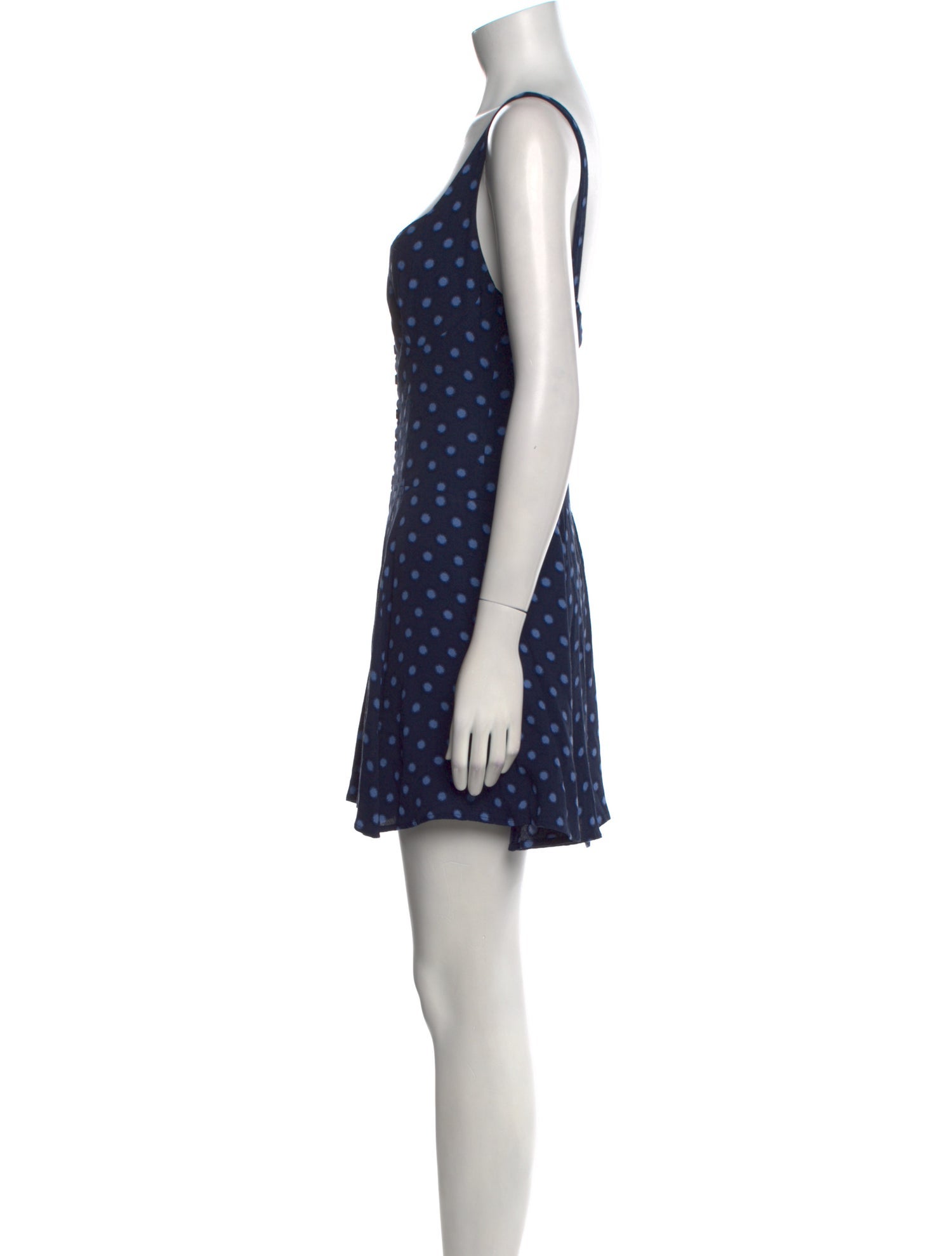 Reformation Polka Dot Print Mini Dress