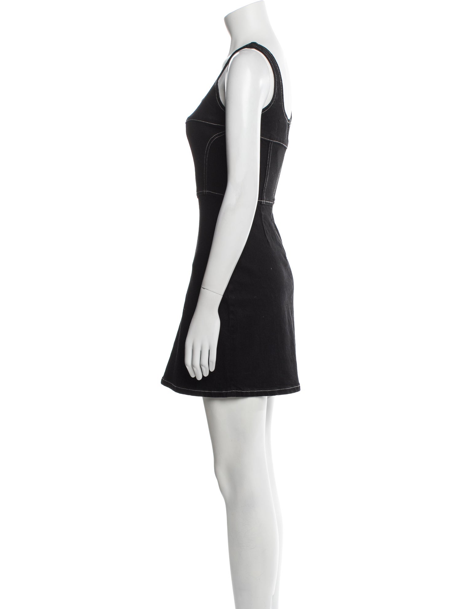 Reformation Square Neckline Mini Dress