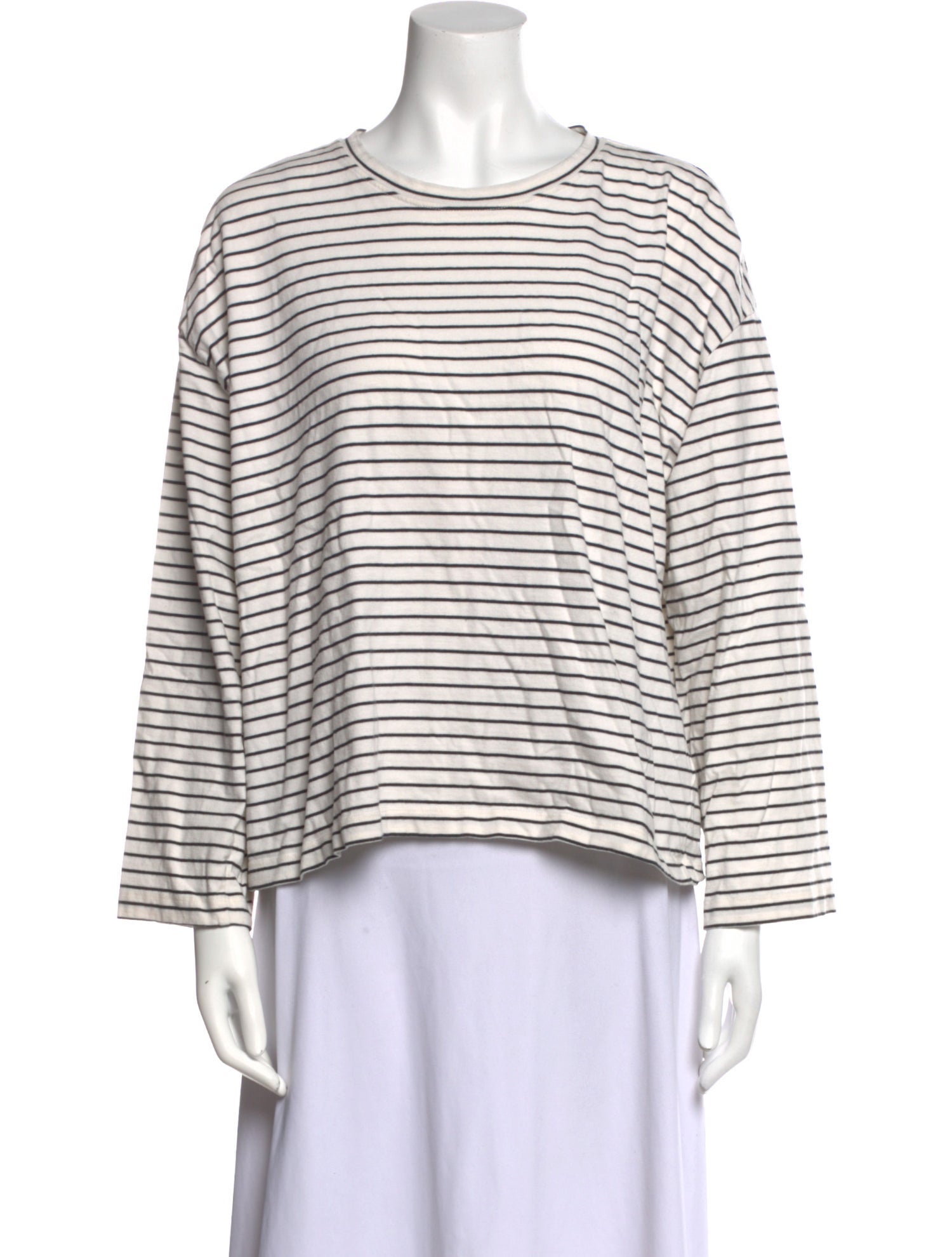 Reformation Striped Scoop Neck Top